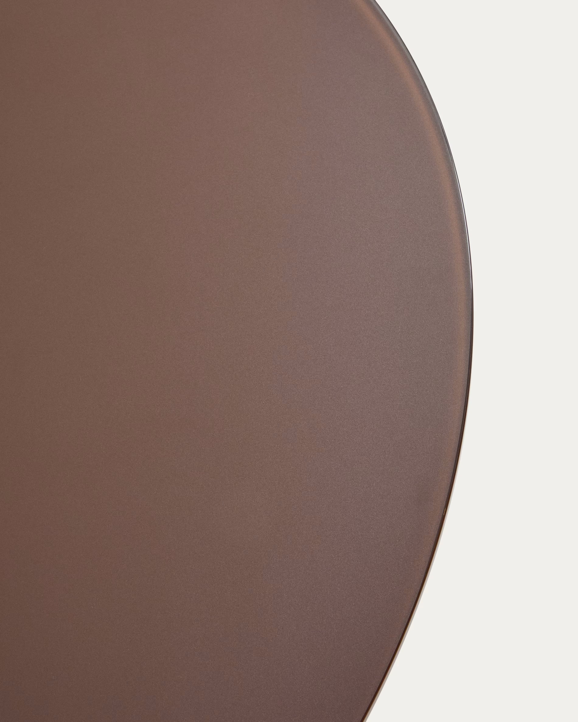 ERICE Brown Round Garden Table