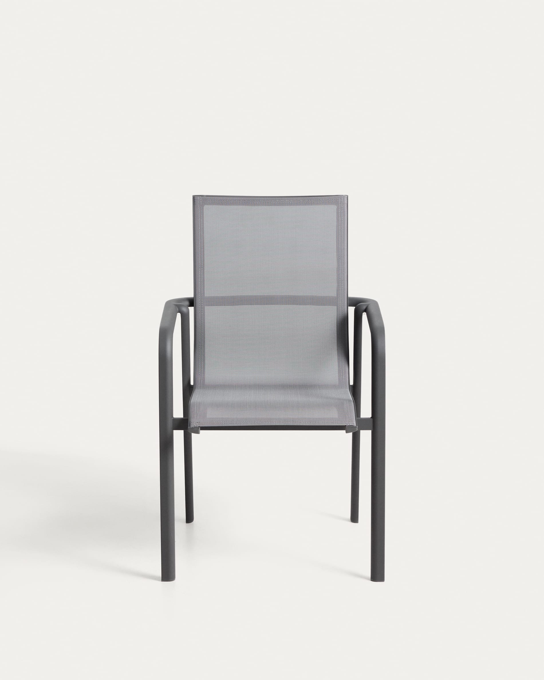 CANEA garden chair graphite