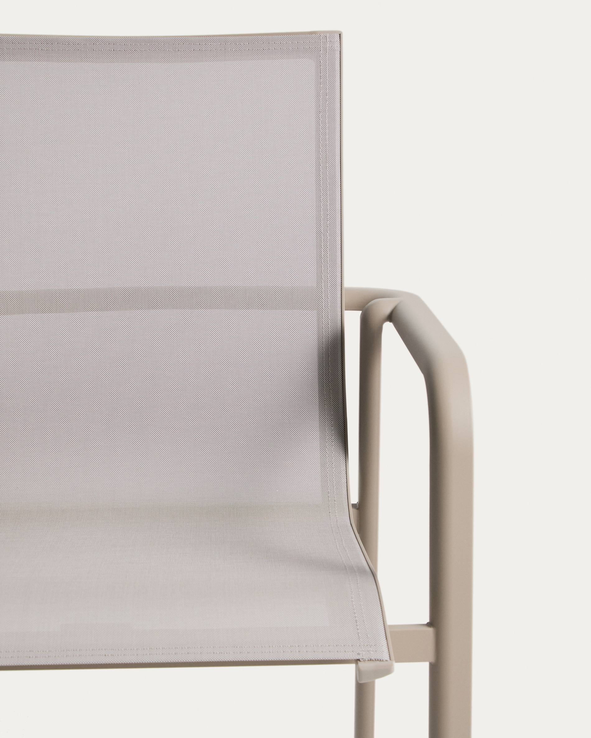 CANEA taupe garden chair