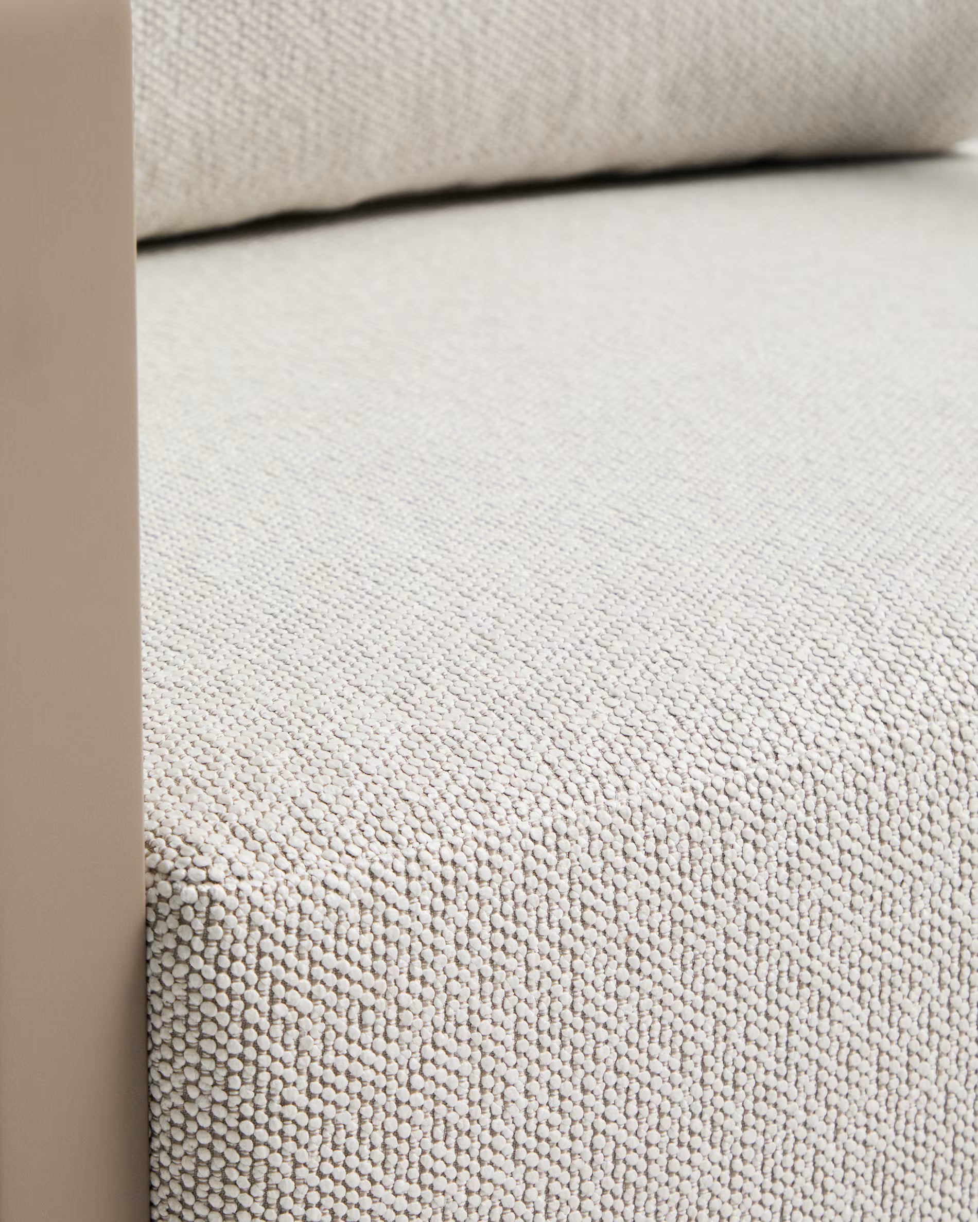 NERANO Light Beige Garden Armchair with Gray Beige Base