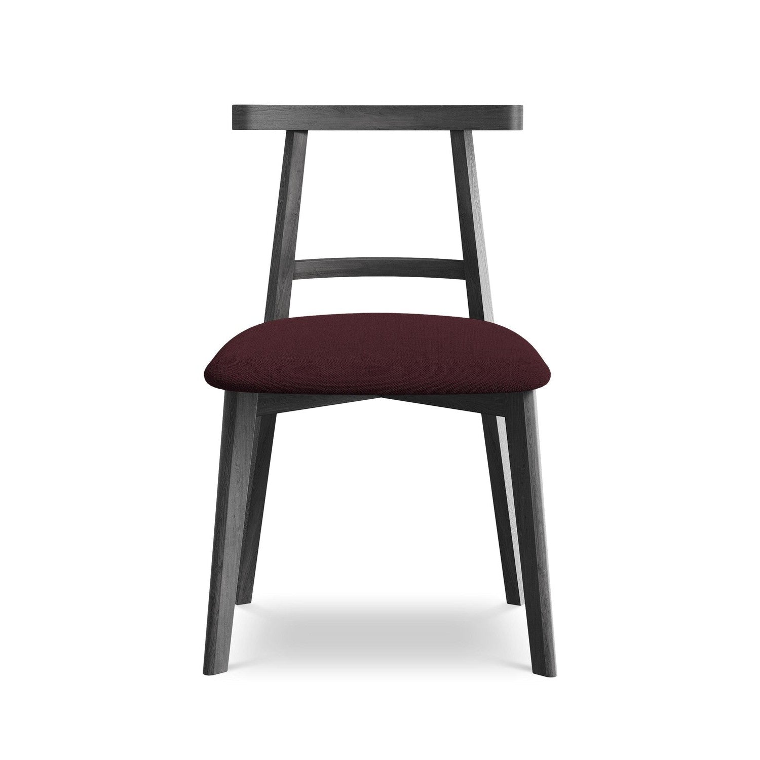 OHELO Chair in Burgundy with Black Beech Base