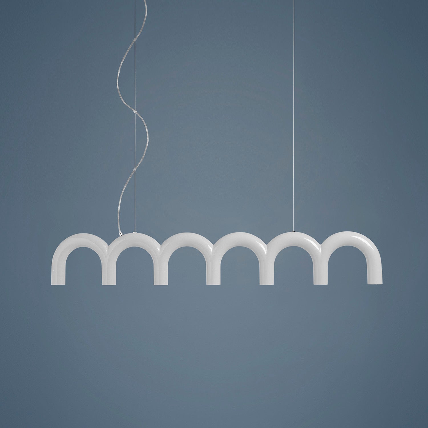 ARCH STRAIGHT white pendant lamp