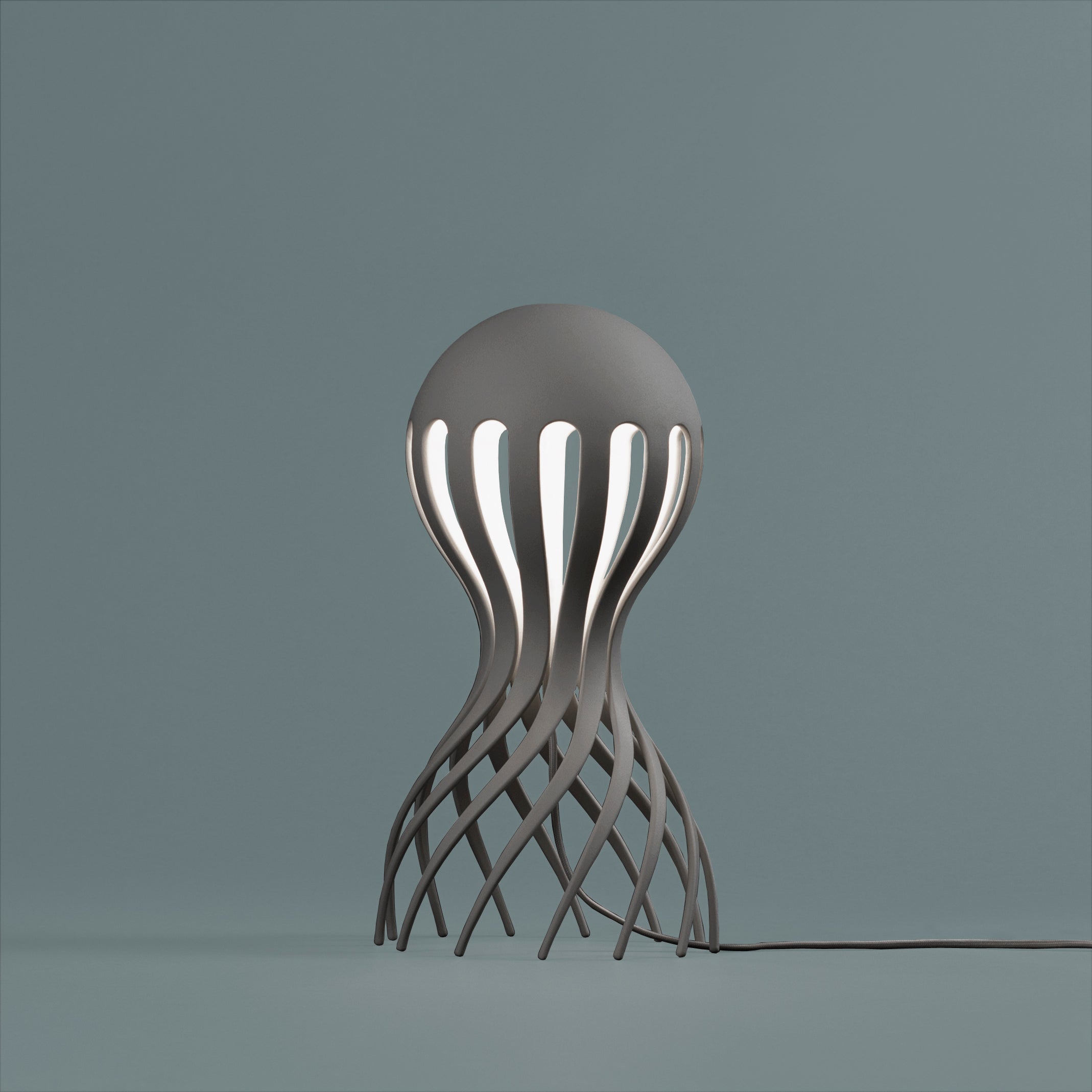 Stolní lampa CIRRATA šedá