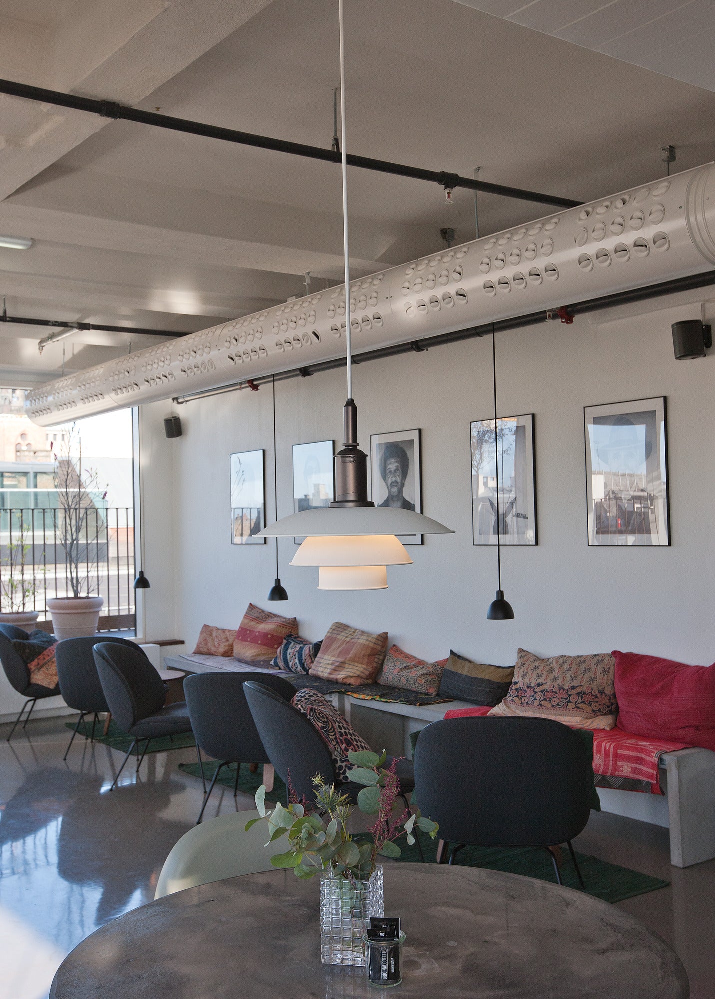 PH 3½-3 METAL white pendant lamp