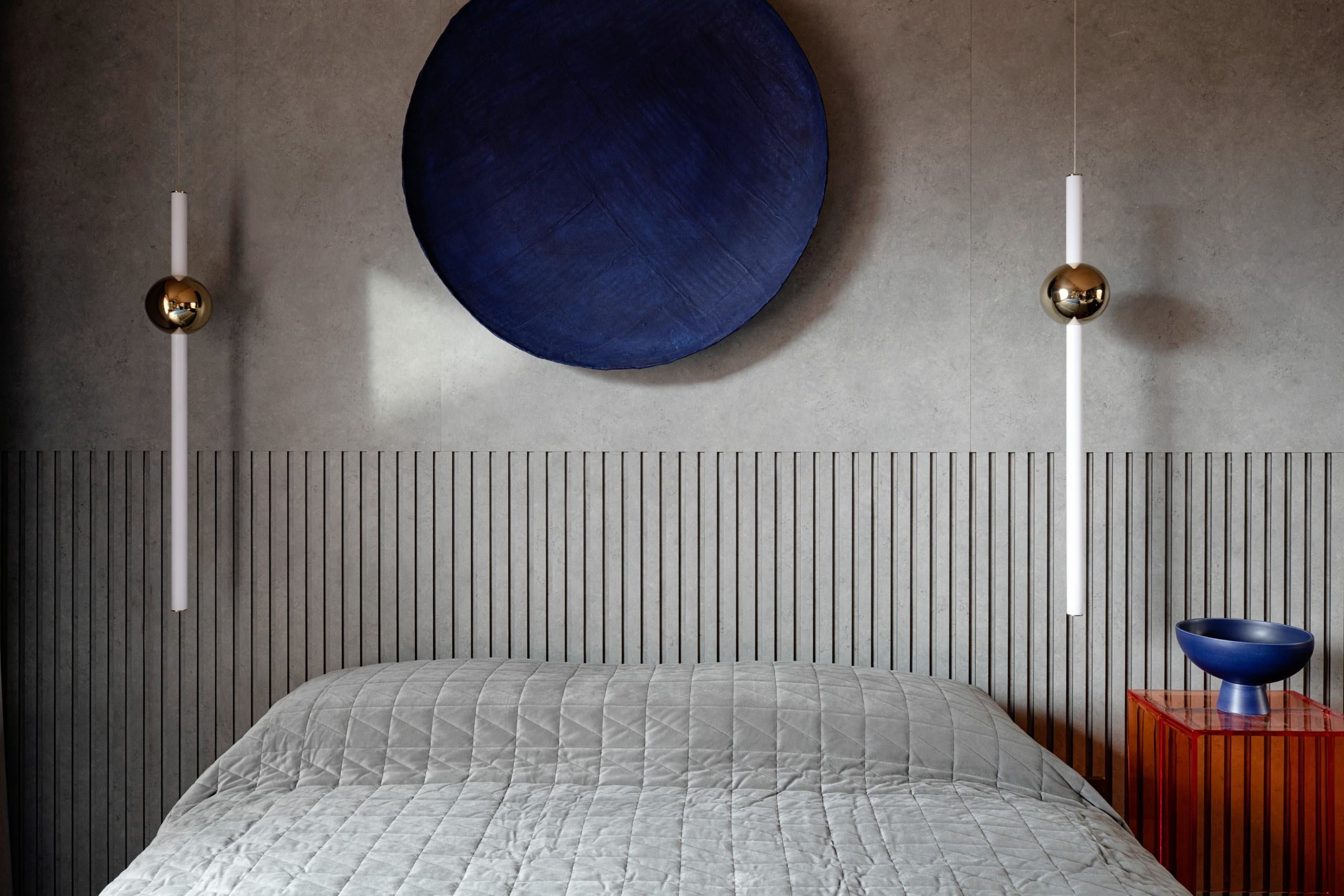 Lampa visící ORION GLOBE leštěný gunmetal