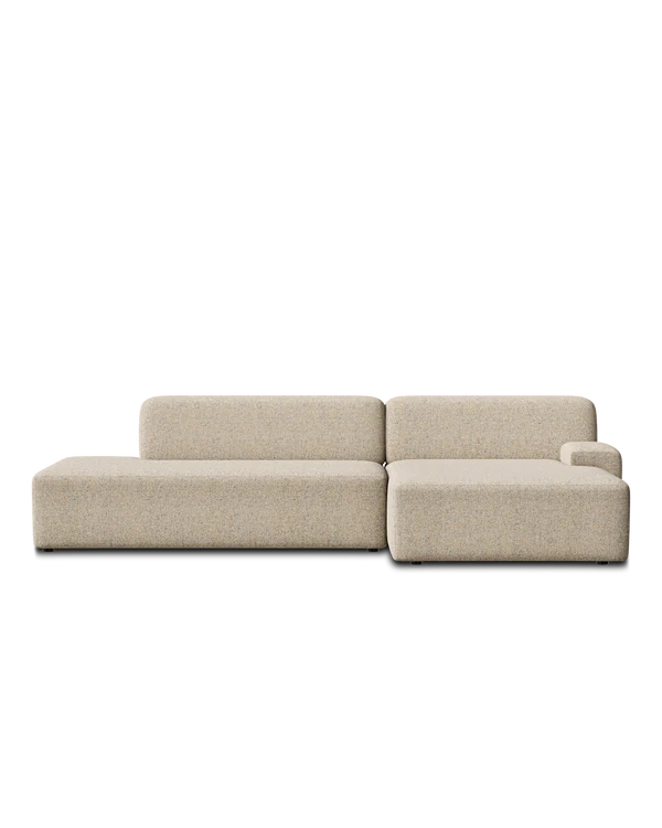 UMI Modular Sofa - Right-Hand Chaise Longue in Beige