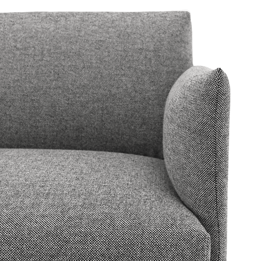 Sofa pro 2 osoby OUTLINE čalouněná