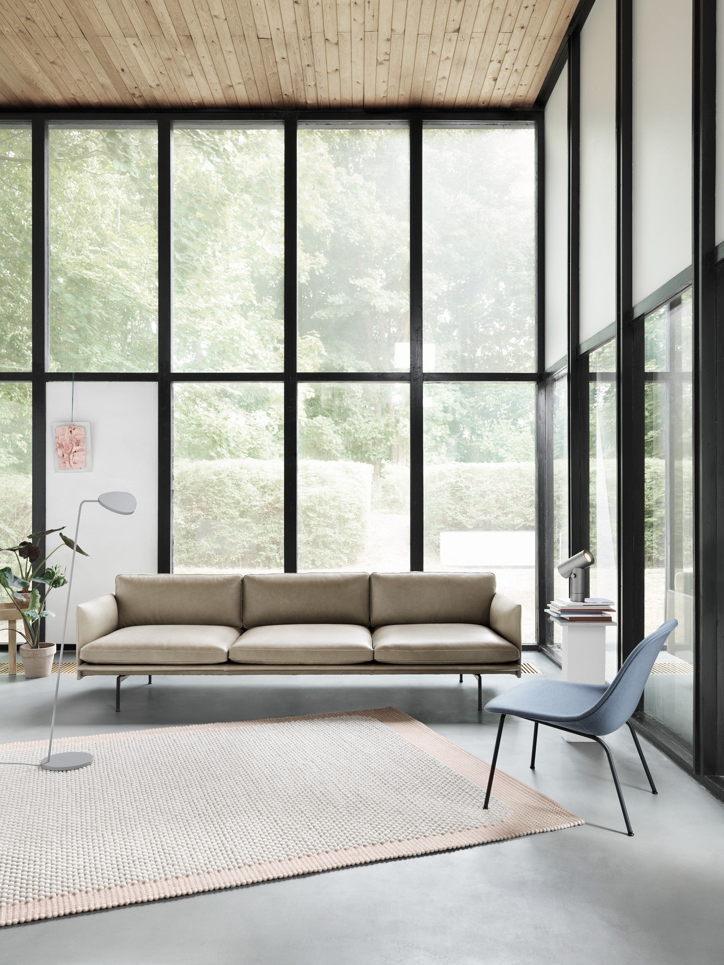 LEAF floor lamp white