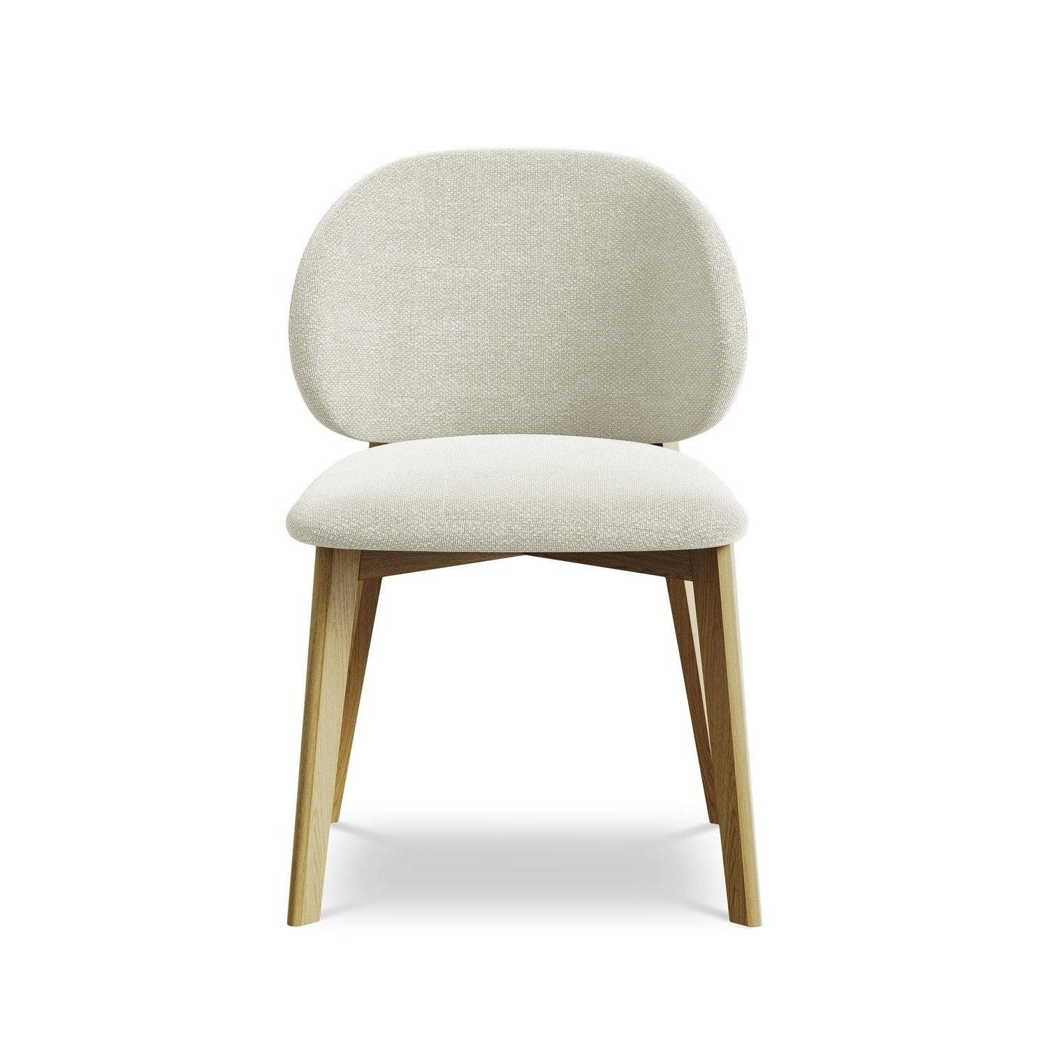 PAHOA Chair in Sand Boucle with Beech Base