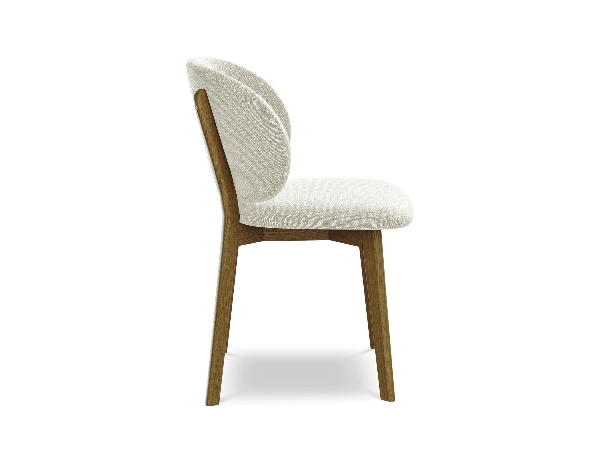 PAHOA Chair in Sand Boucle with Beech Base