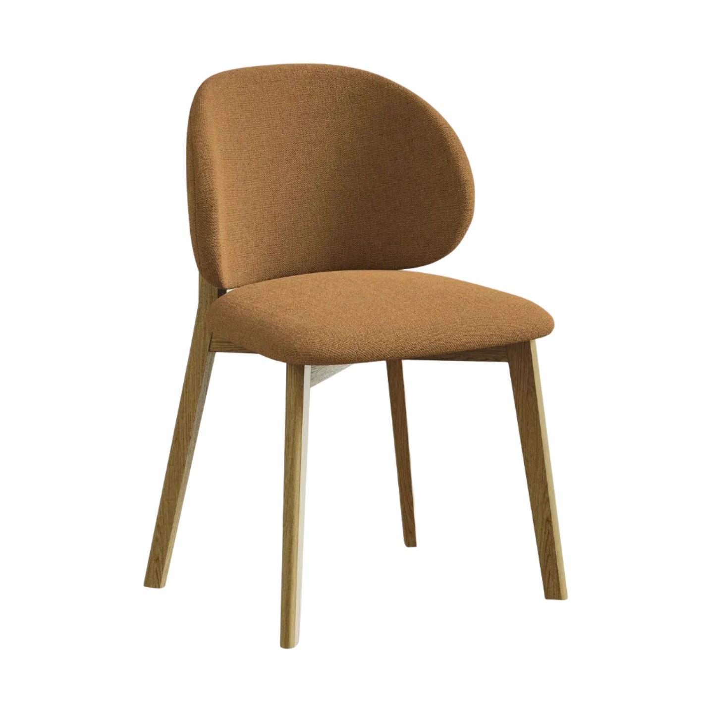 PAHOA Chair in Terracotta with Beech Base