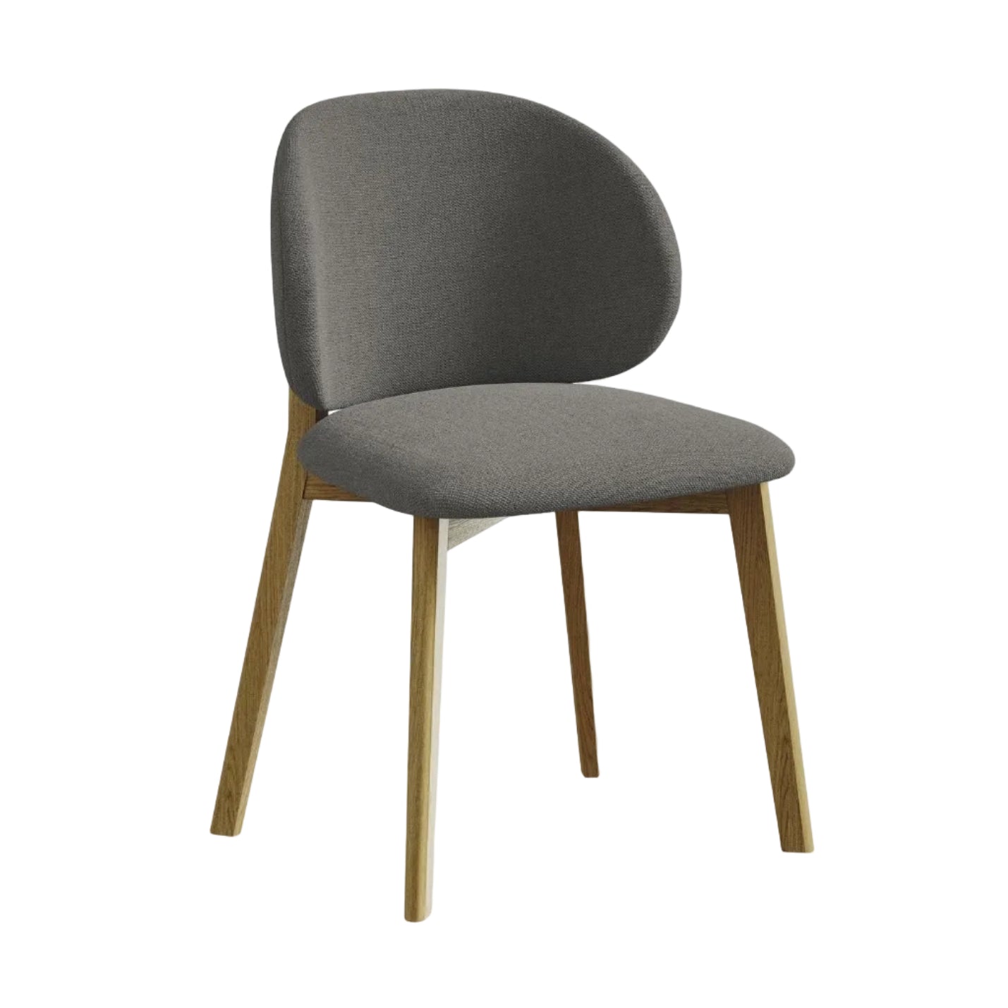PAHOA Chair in Dark Gray with Beech Base