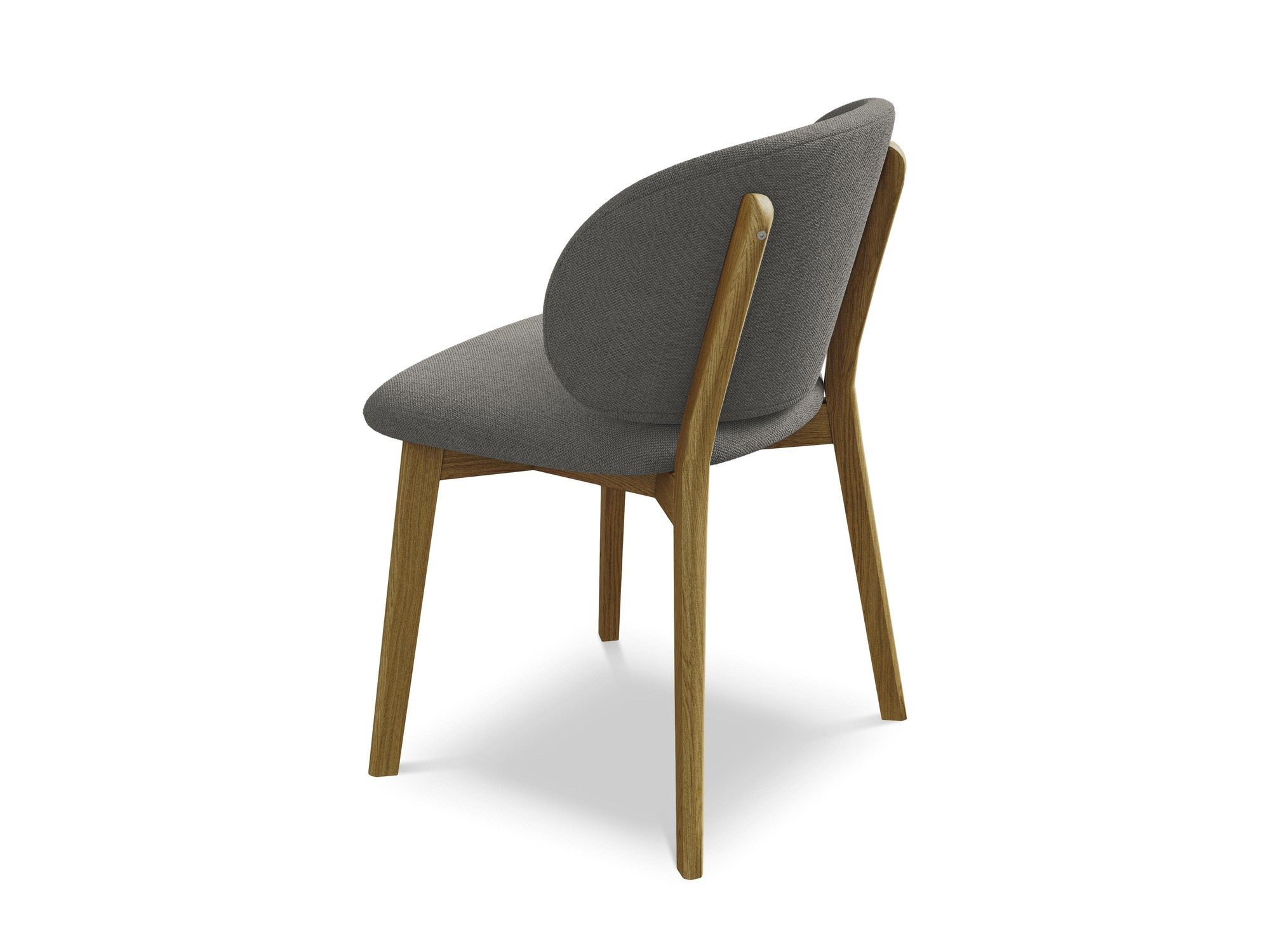 PAHOA Chair in Dark Gray with Beech Base