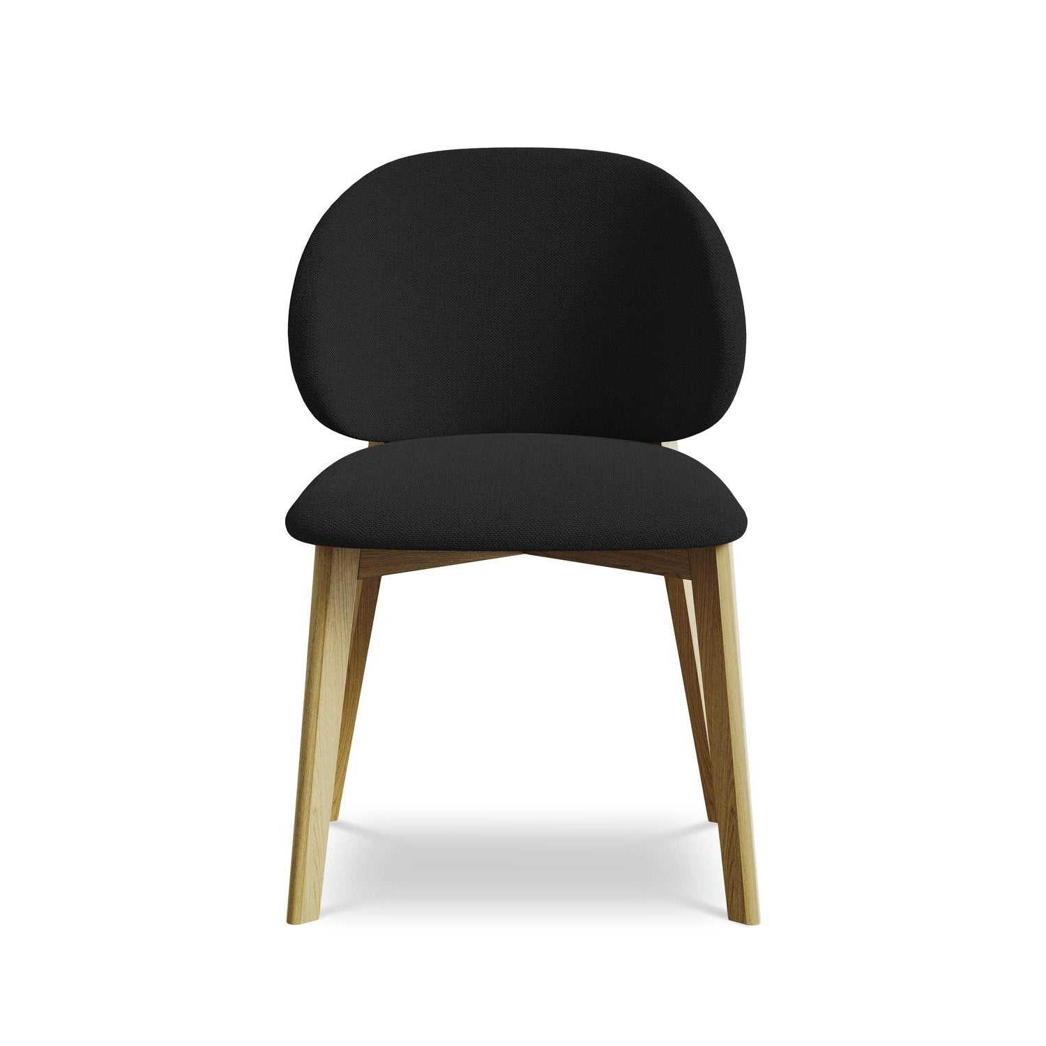 PAHOA Chair in Black with Beech Base