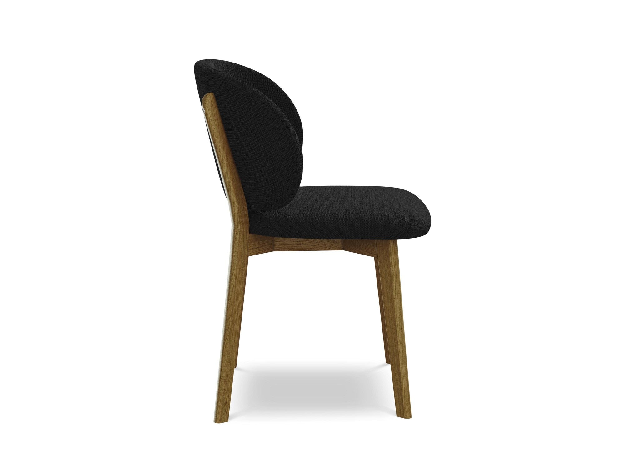 PAHOA Chair in Black with Beech Base