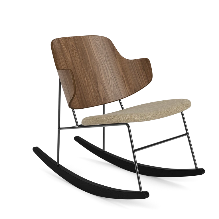 Fotel bujany PENGUIN beżowy