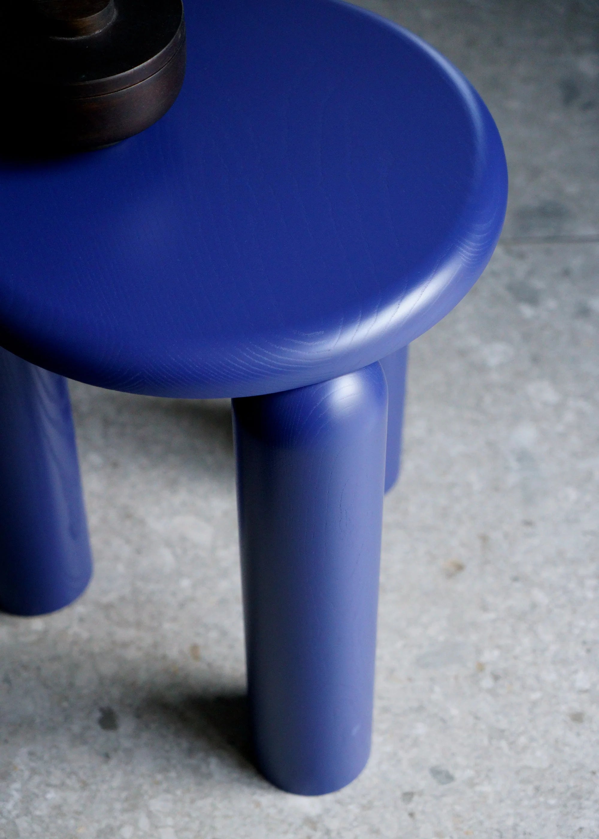 NEO Side Table Cobalt Ash Wood