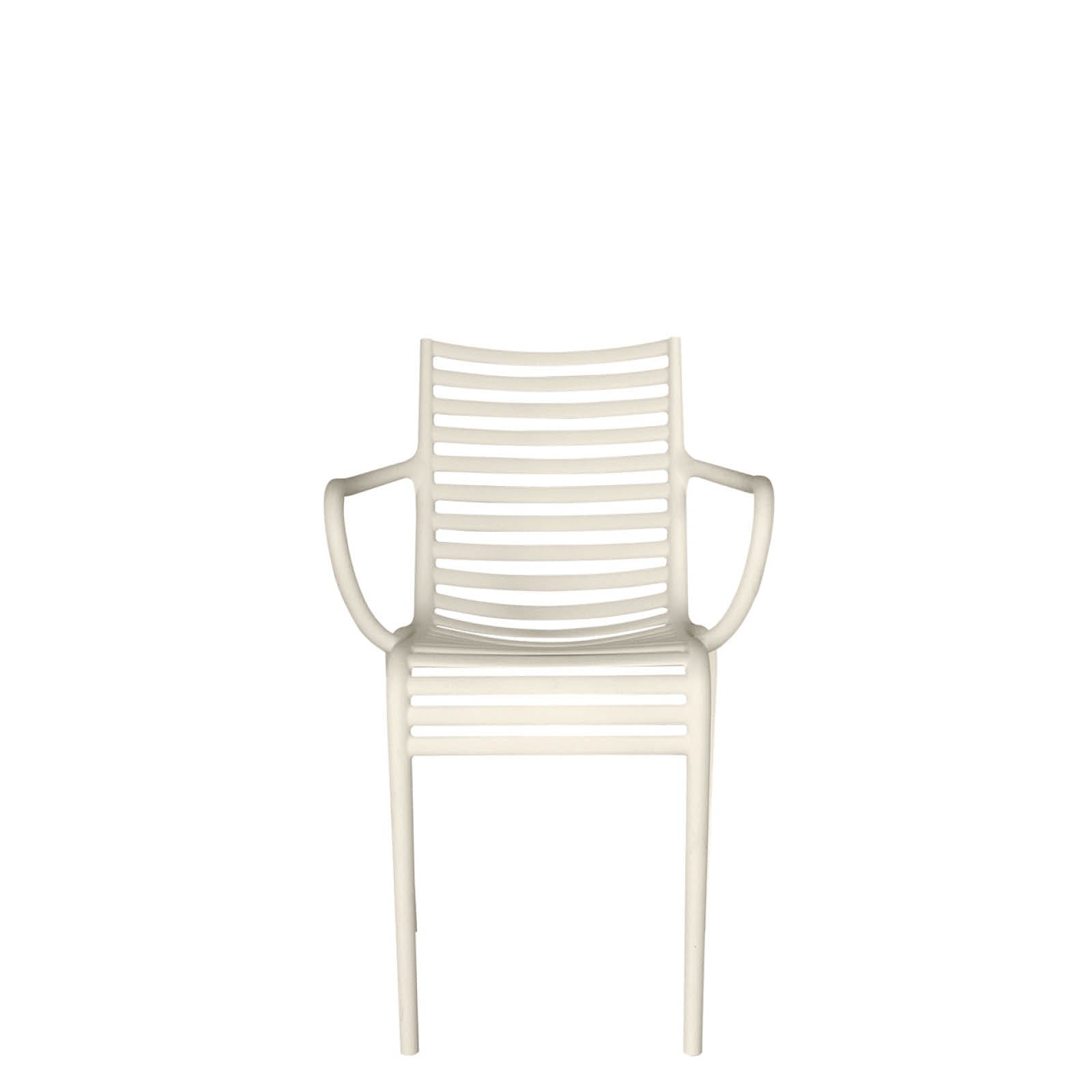 Chair with pip-e armrests white