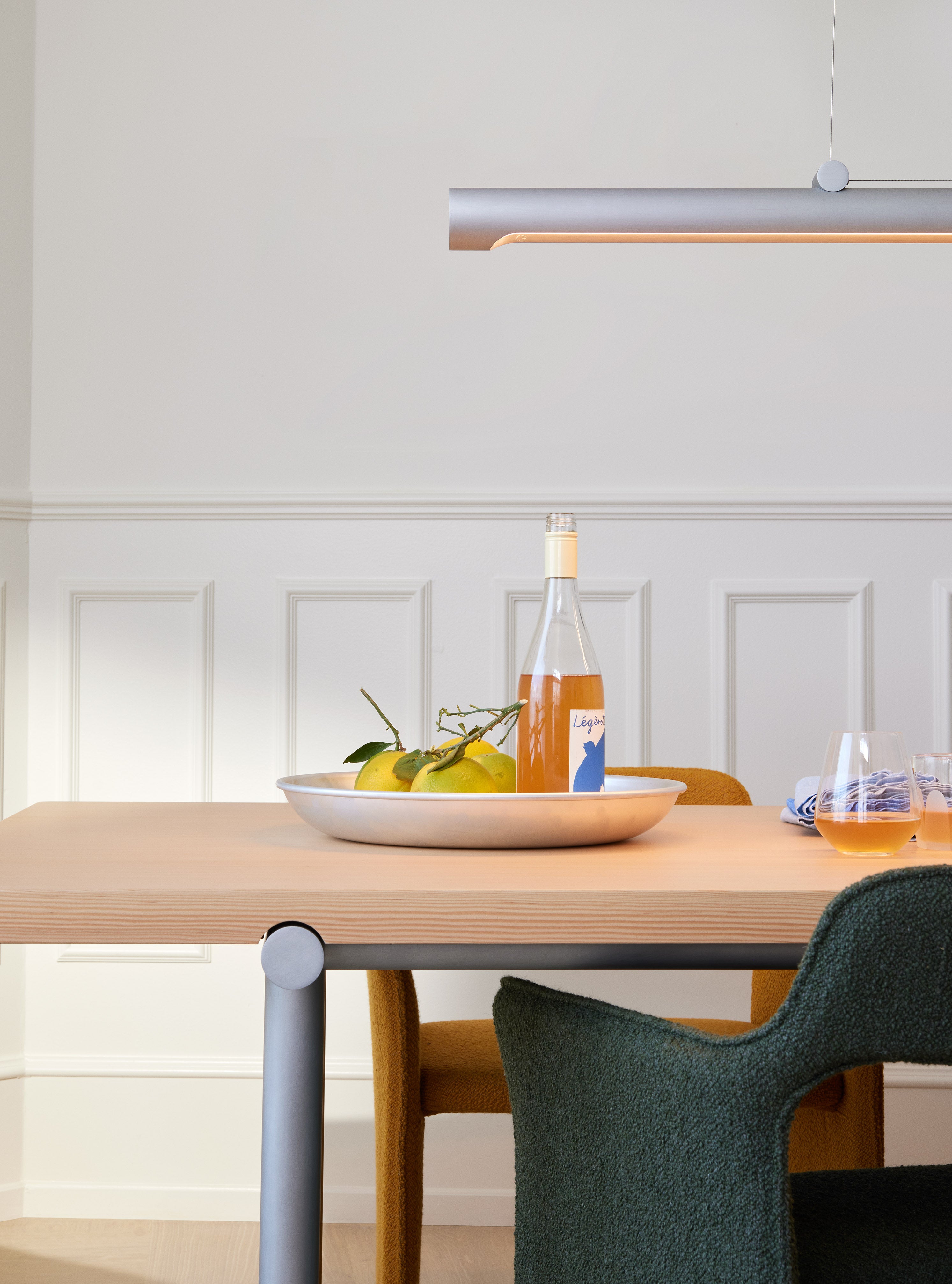 Závěsné svítidlo TUBBY TUBE šedé