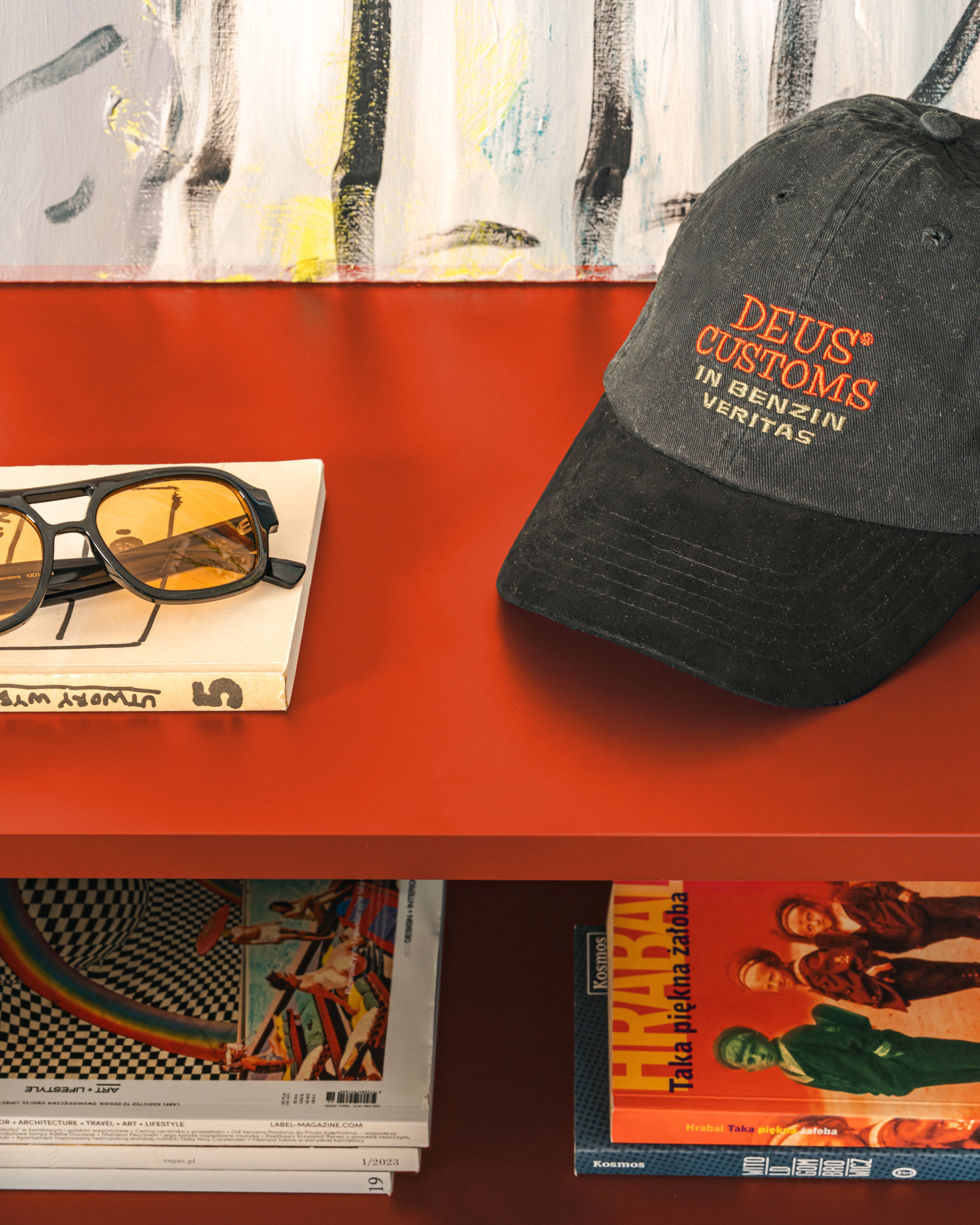 Komoda PAC czerwony rooibos