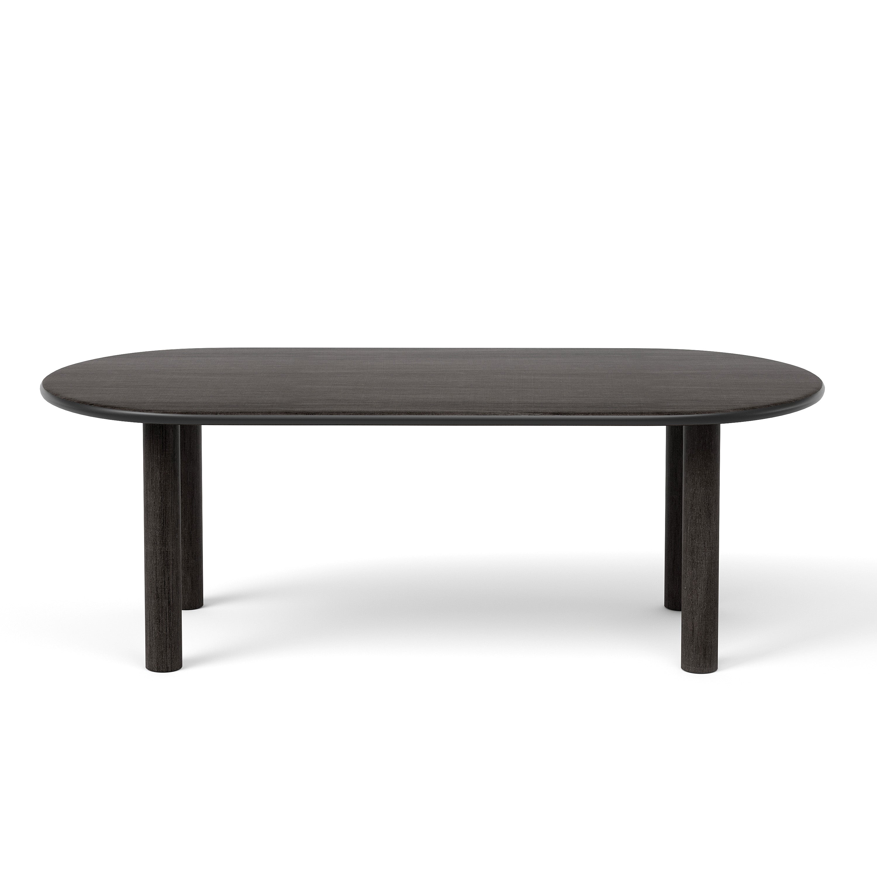 Oval Table PAUL Black Ash Wood
