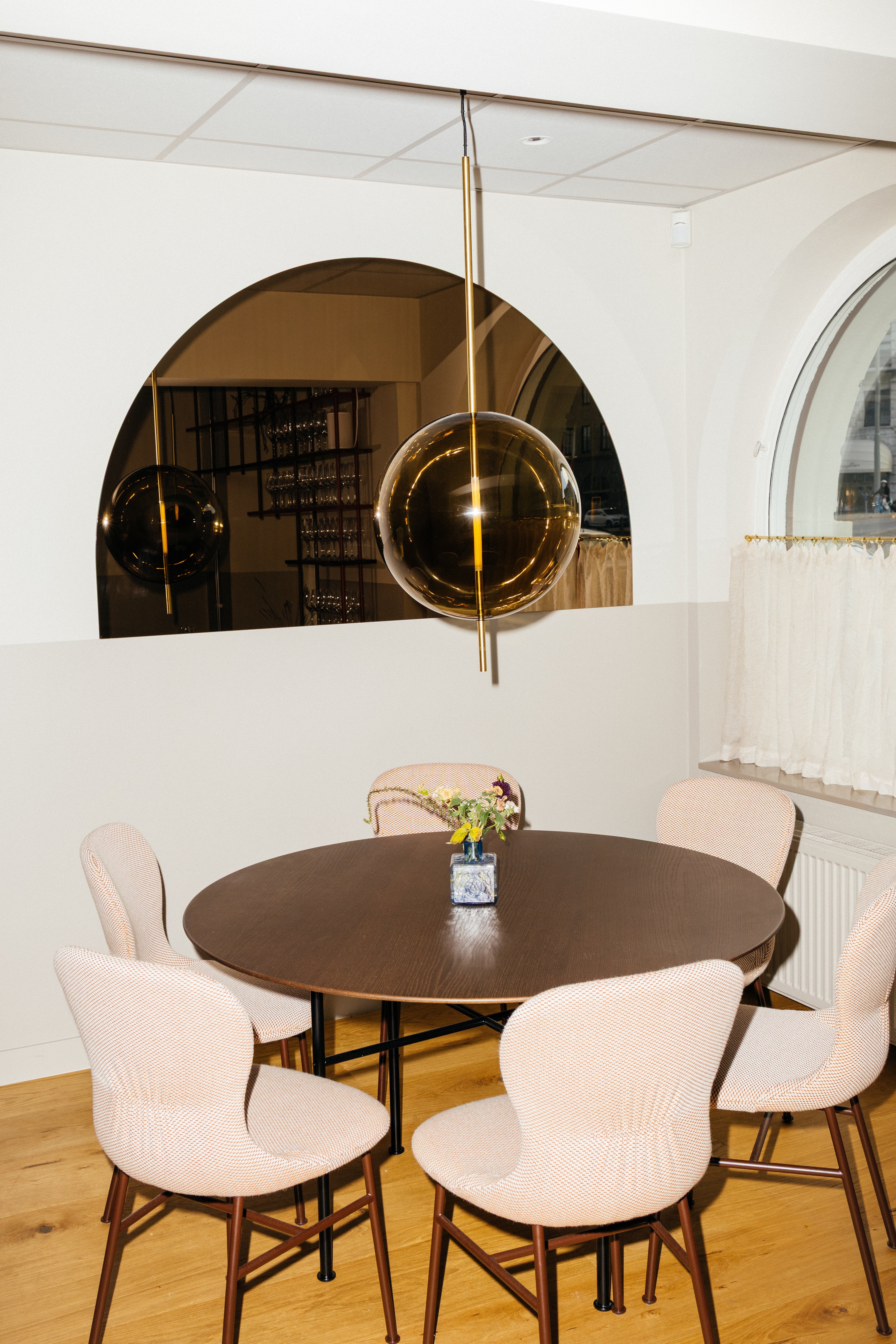 Kandinsky hanging lamp brown