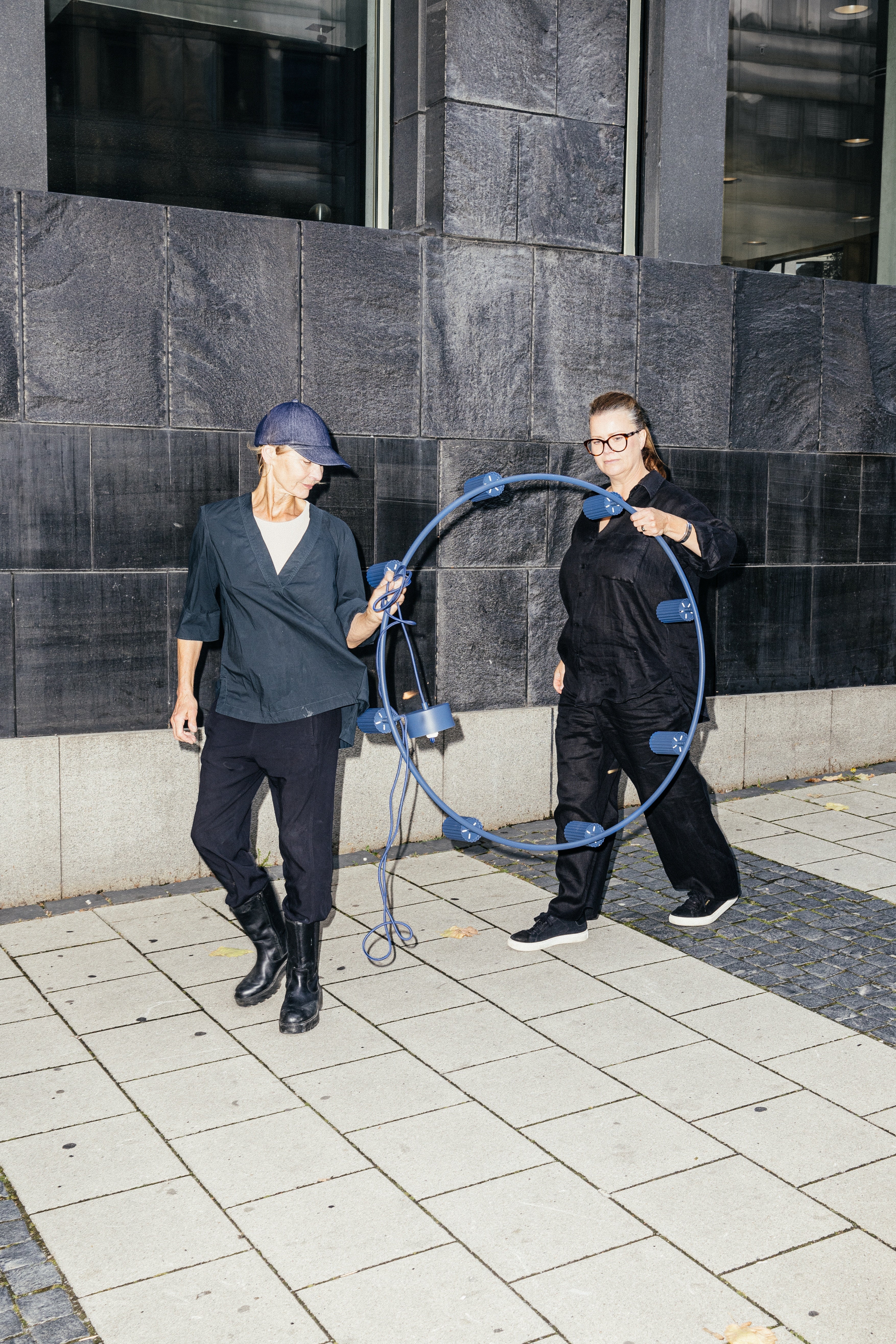 DONNA CIRCLE Blue Pendant Lamp