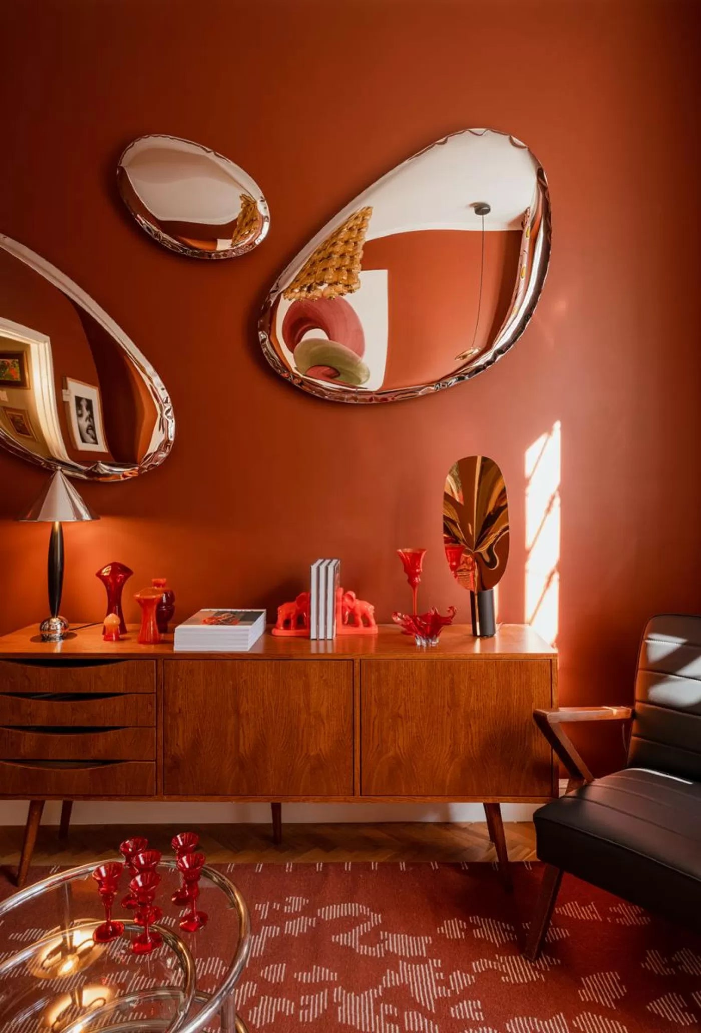 Lustro TAFLA O transitions jadeitowy