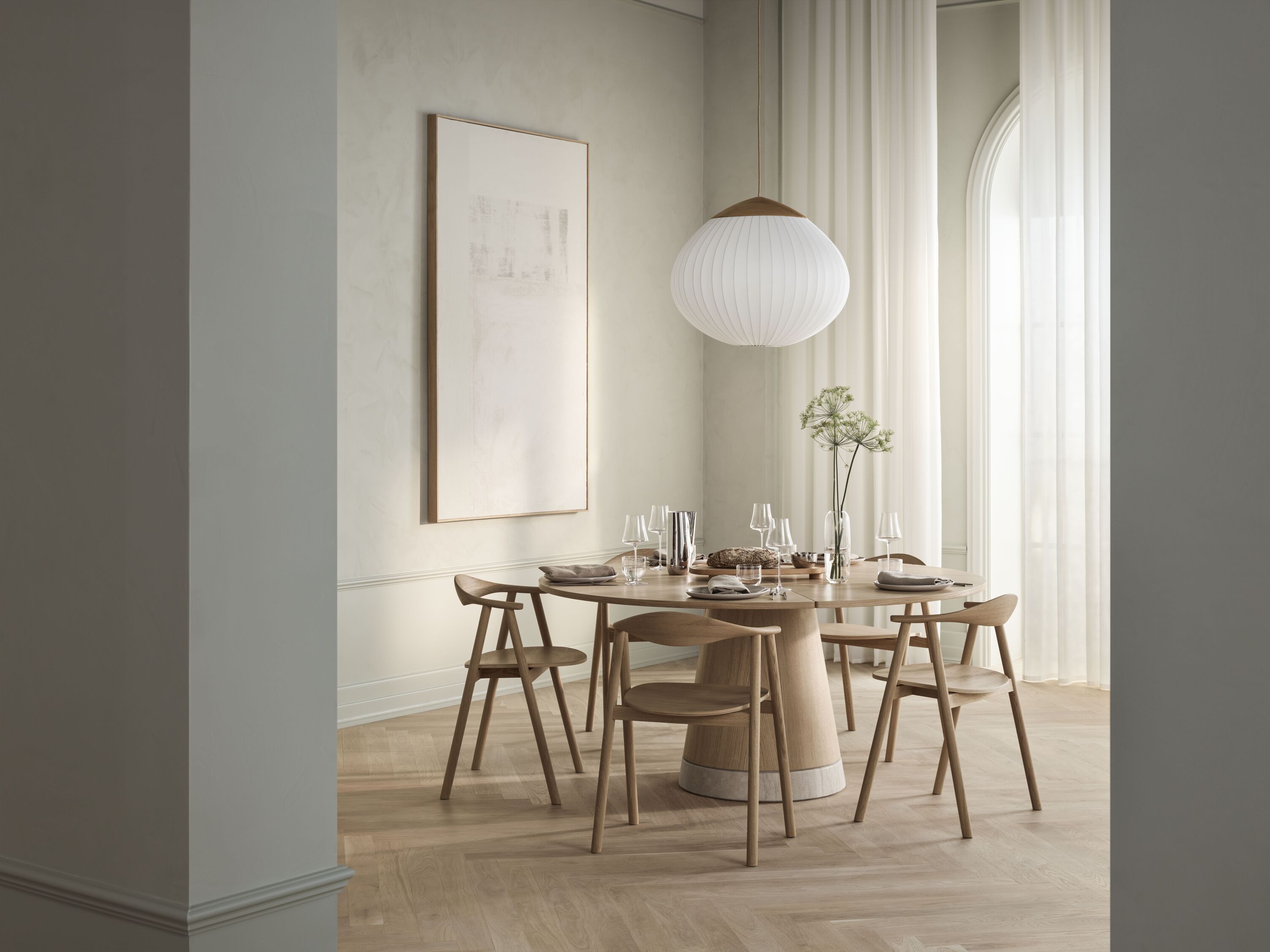 Židle SWING tmavé dubové dřevo