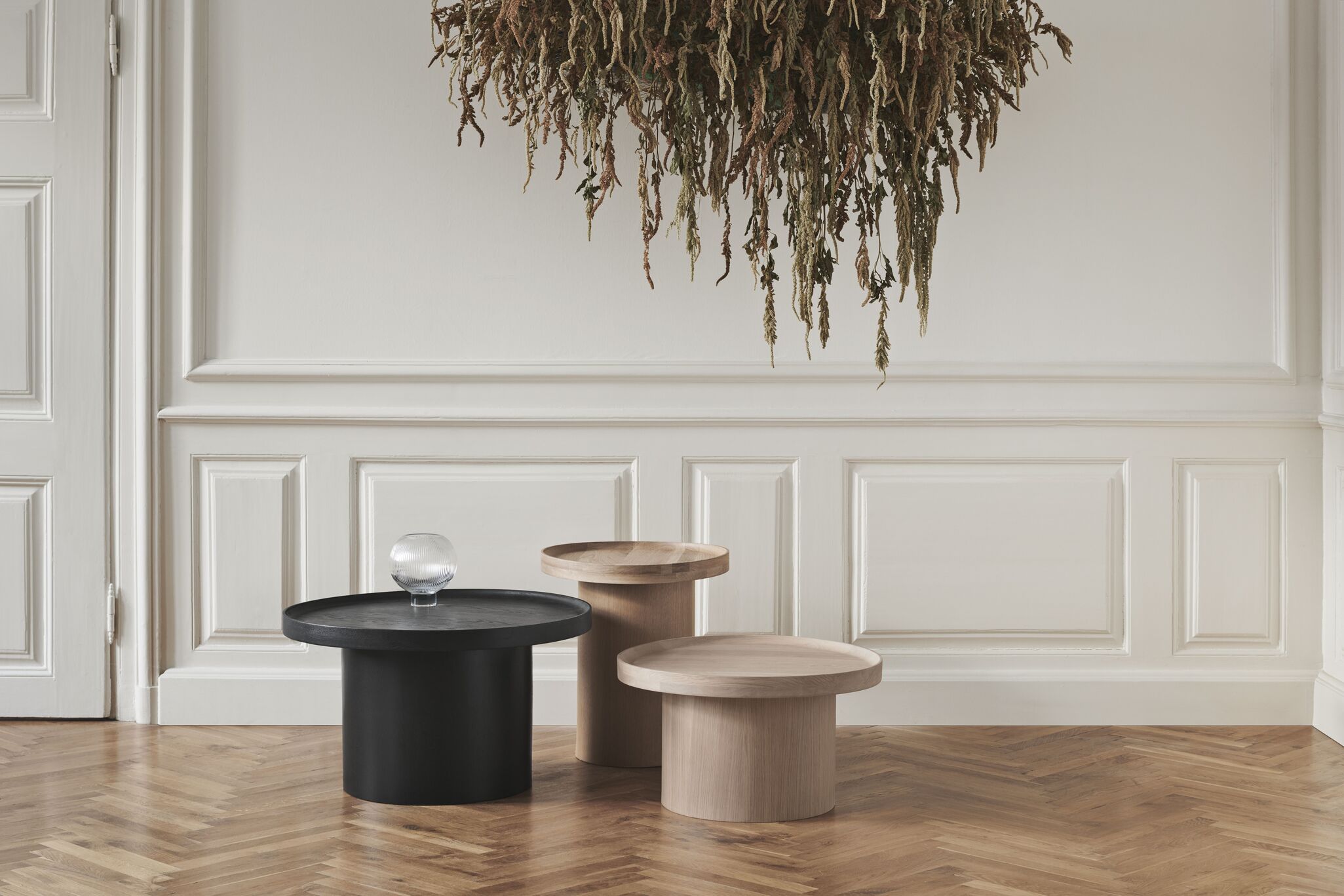 Stolik kawowy PLATEAU drewno dębowe