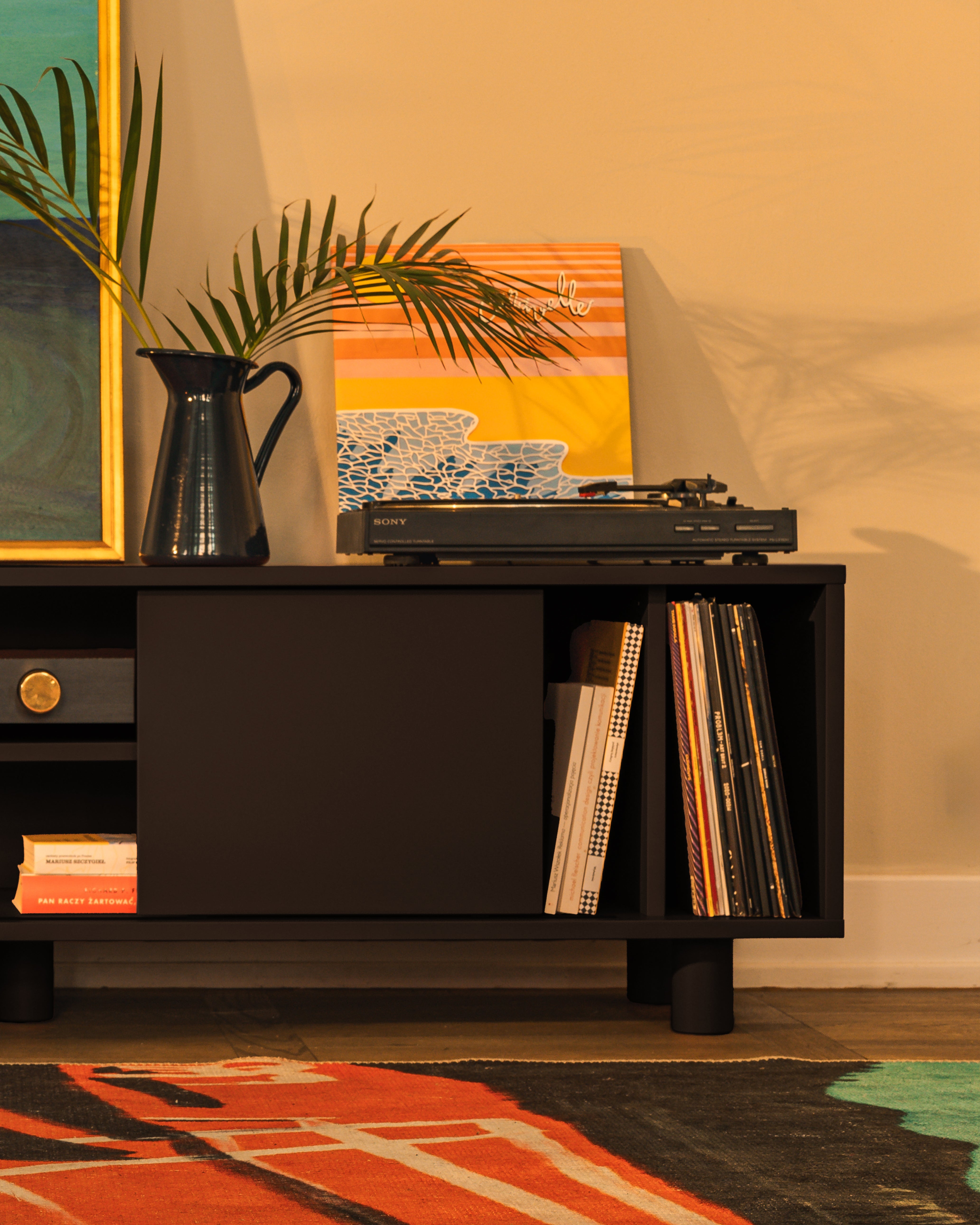 RTV Cabinet POP black