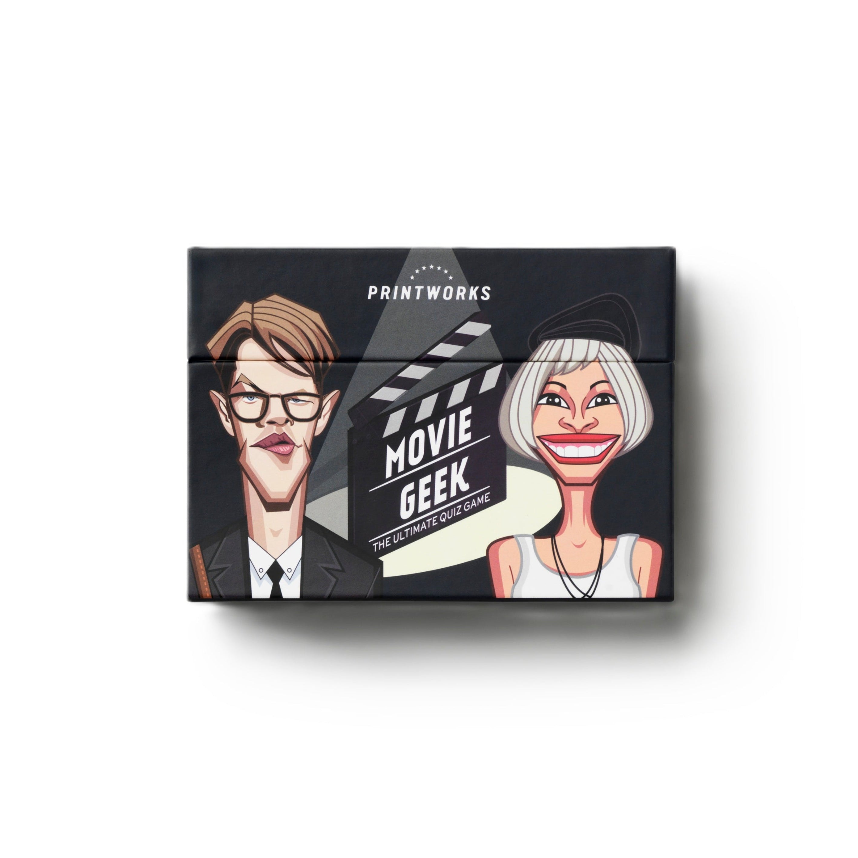 Hra asociací TRIVIA GAME MOVIE GEEK černá