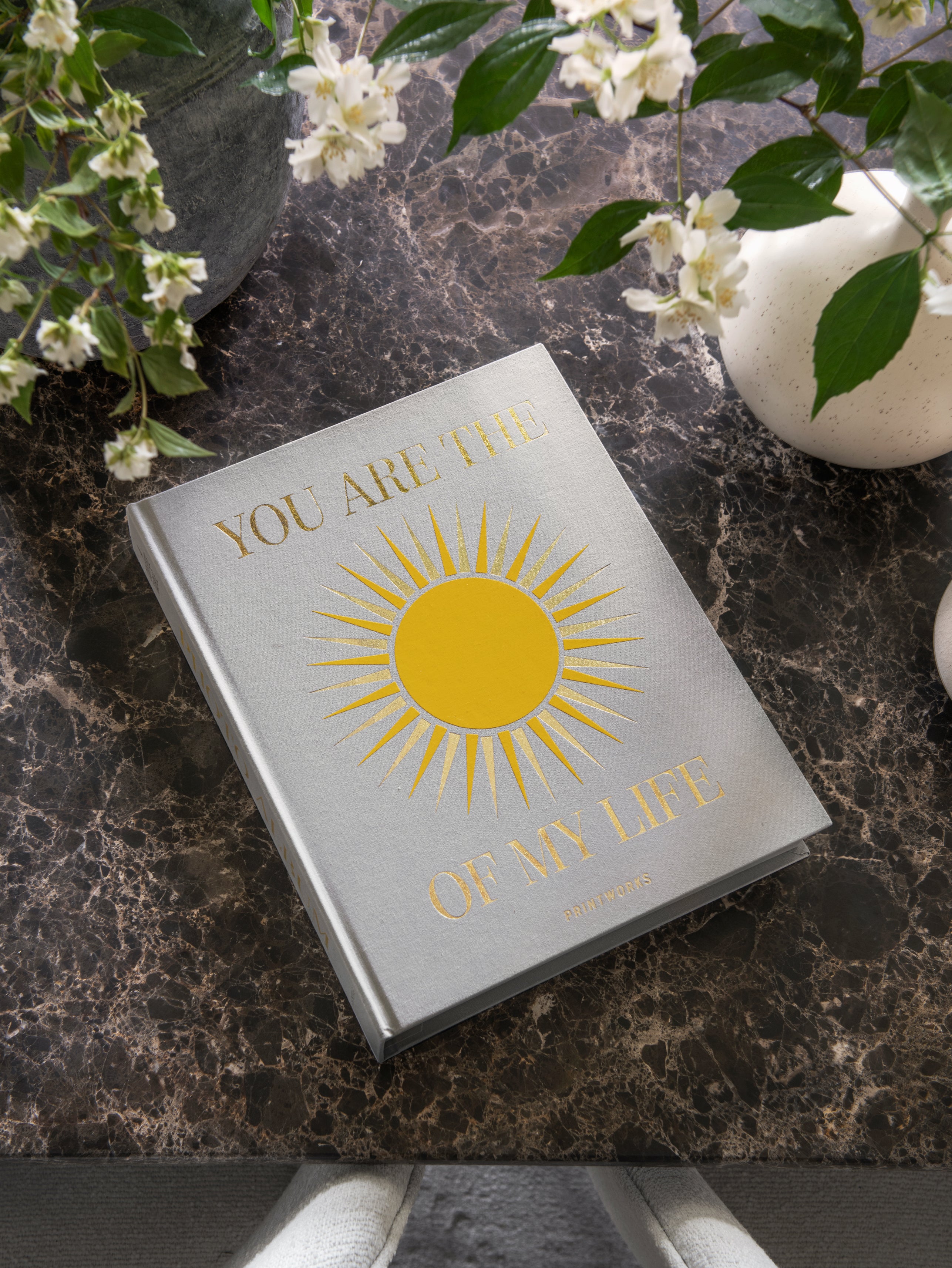 Album na fotografie JSTE SLUNÍČKO béžový se žlutým