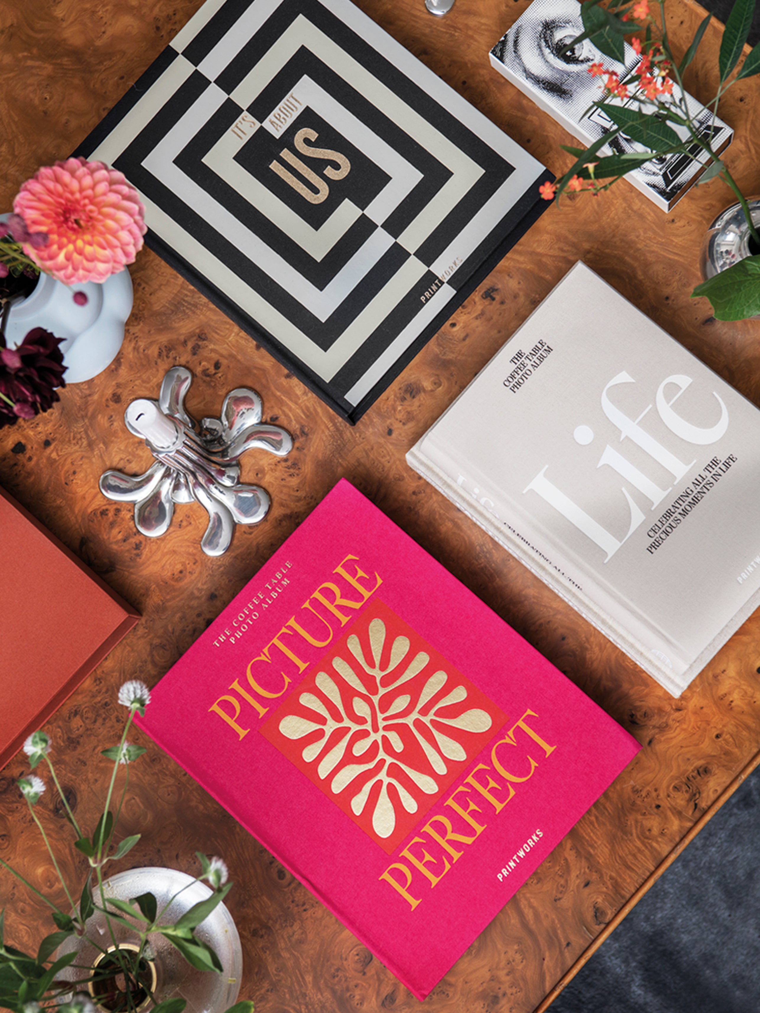 Album na fotografie PICTURE PERFECT růžové se zlatým