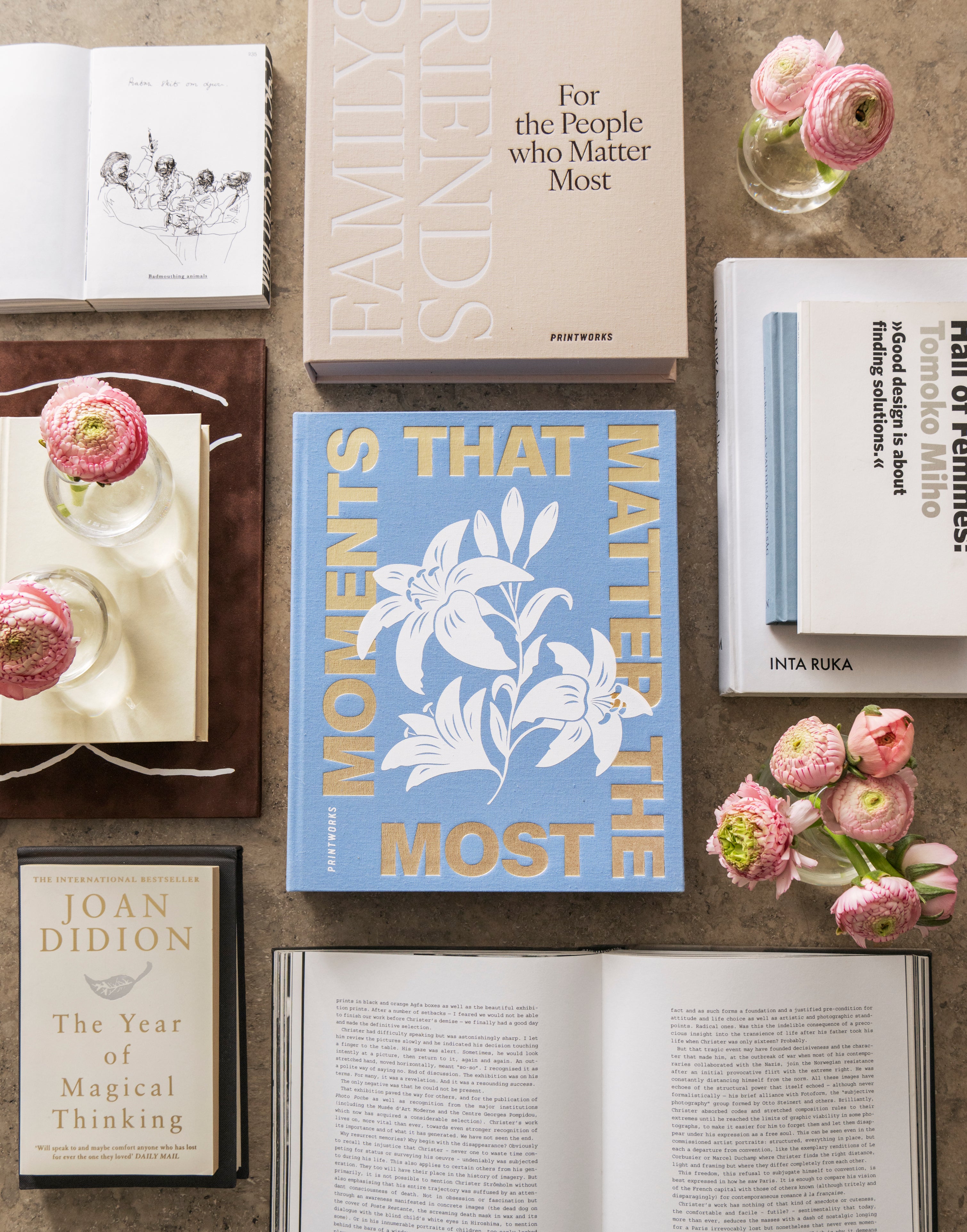 Photo Album MOMENTS THAT MATTER THE MOST blue