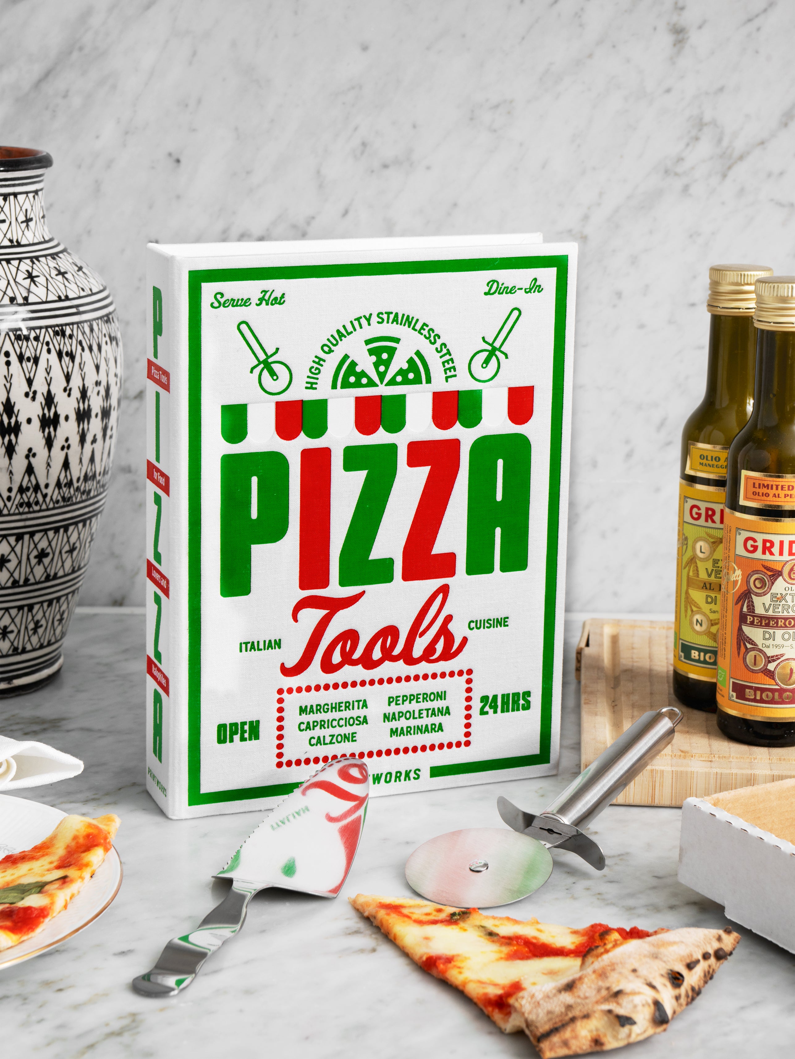 Sada na pizzu PIZZA TOOLS bílá