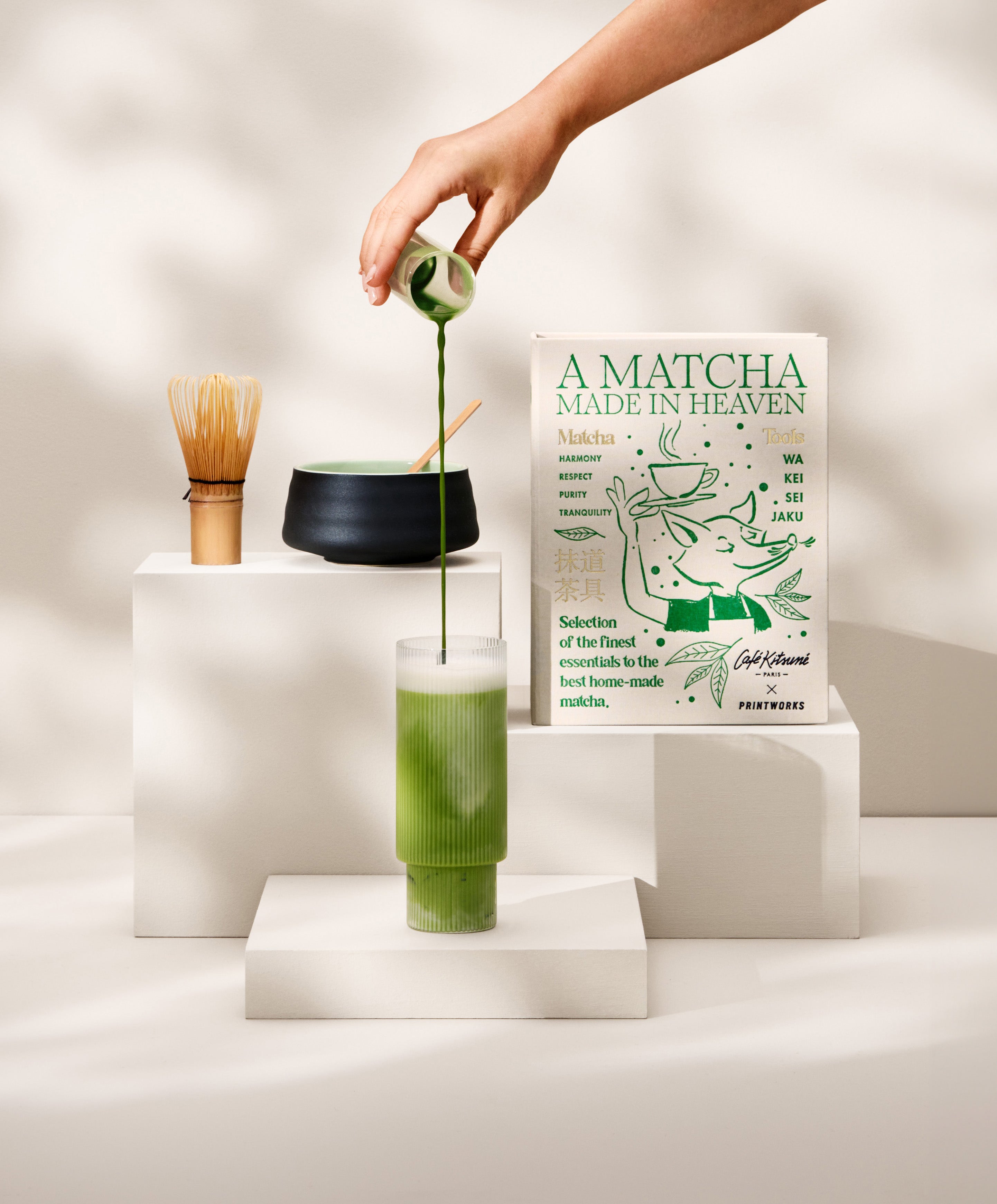 Sada na přípravu matchy MATCHA TOOLS béžová