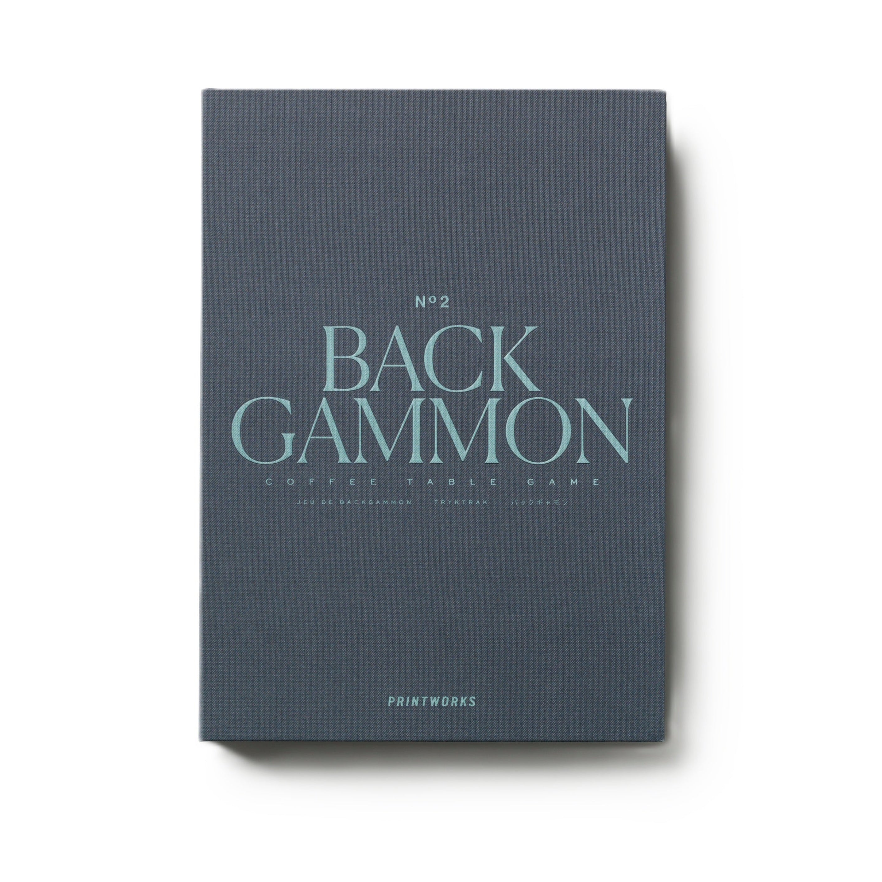 Sada na hru v backgammon BACKGAMMON CLASSIC šedá