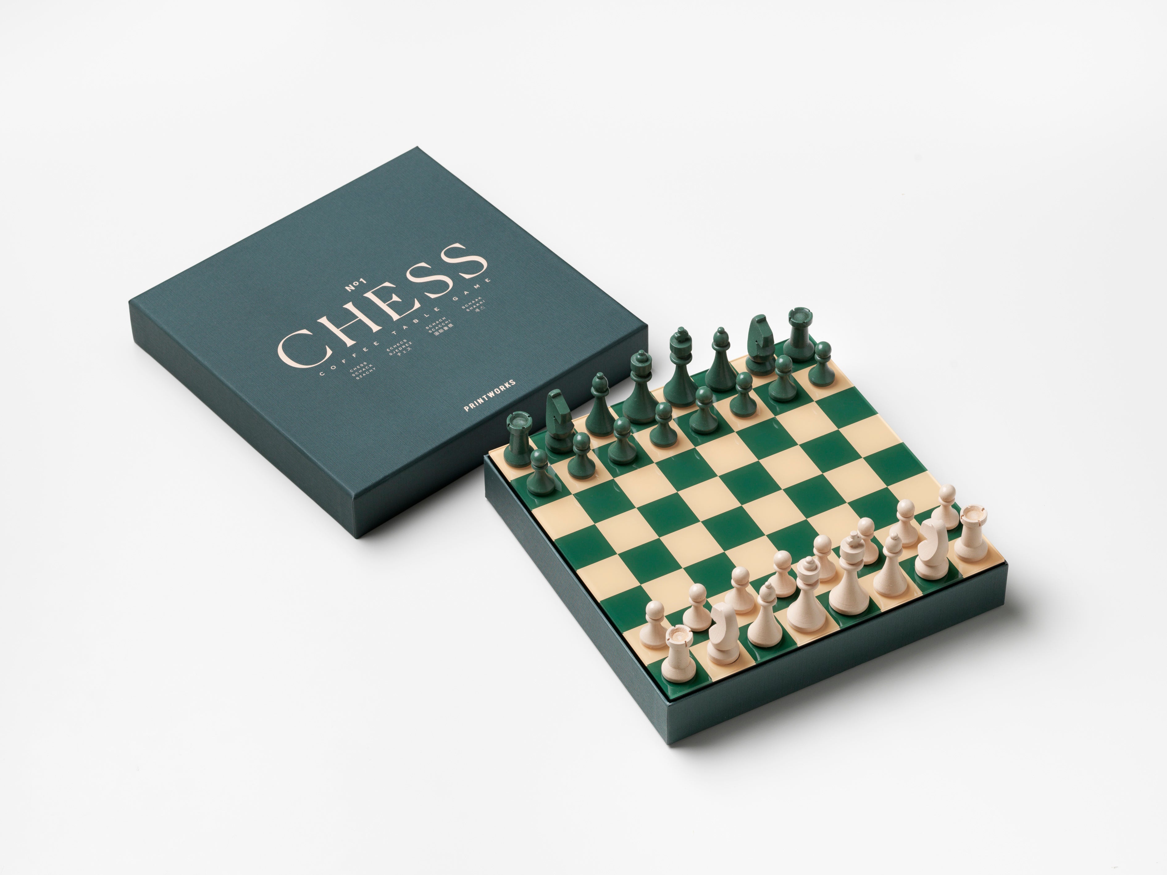 Sada na šachy CHESS CLASSIC zelená