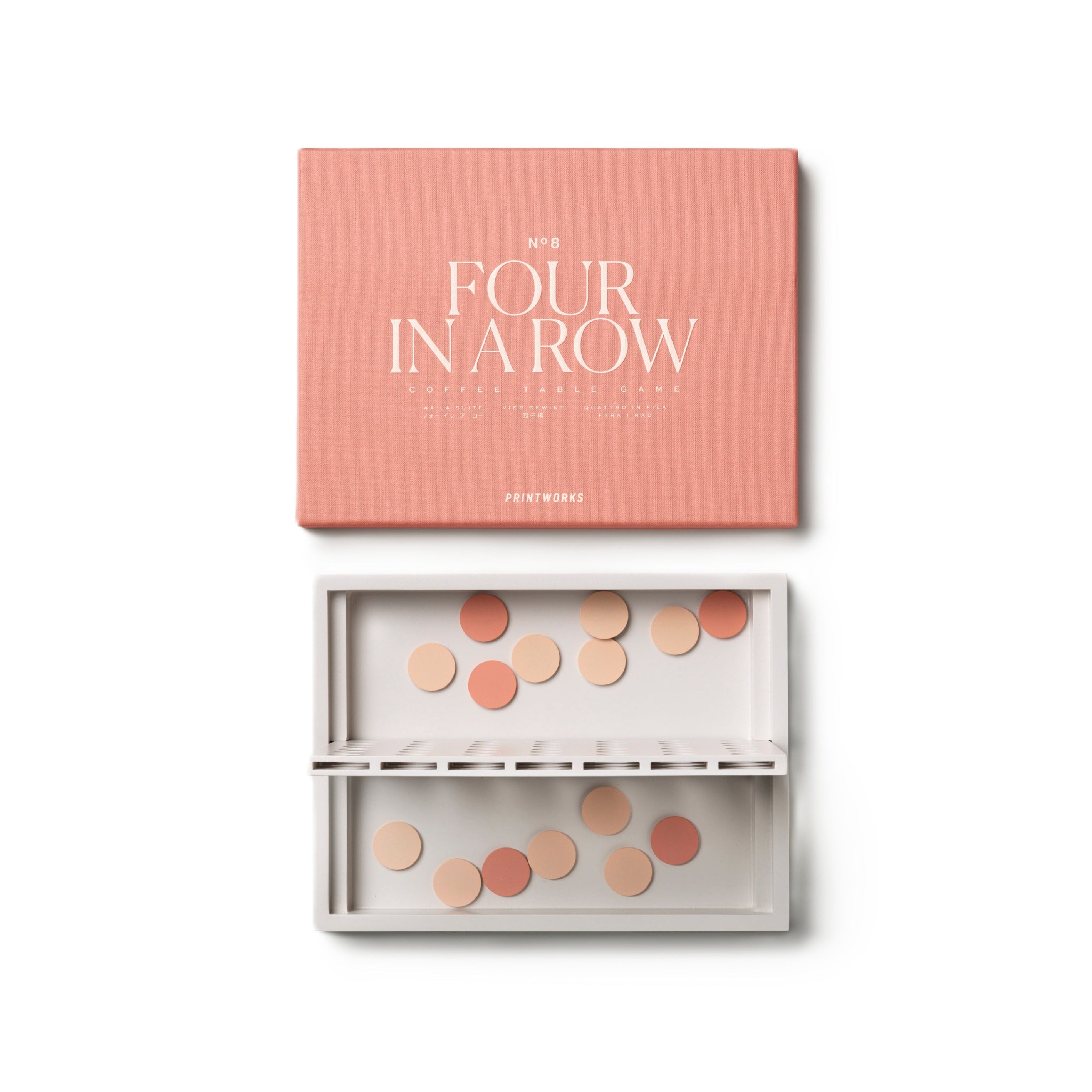 Strategická hra ČTYŘI V ŘADĚ růžová