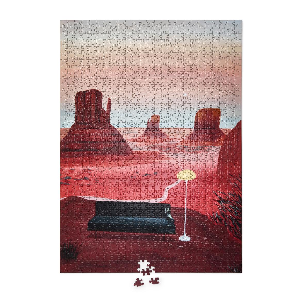 Puzzle LOUNGE červený