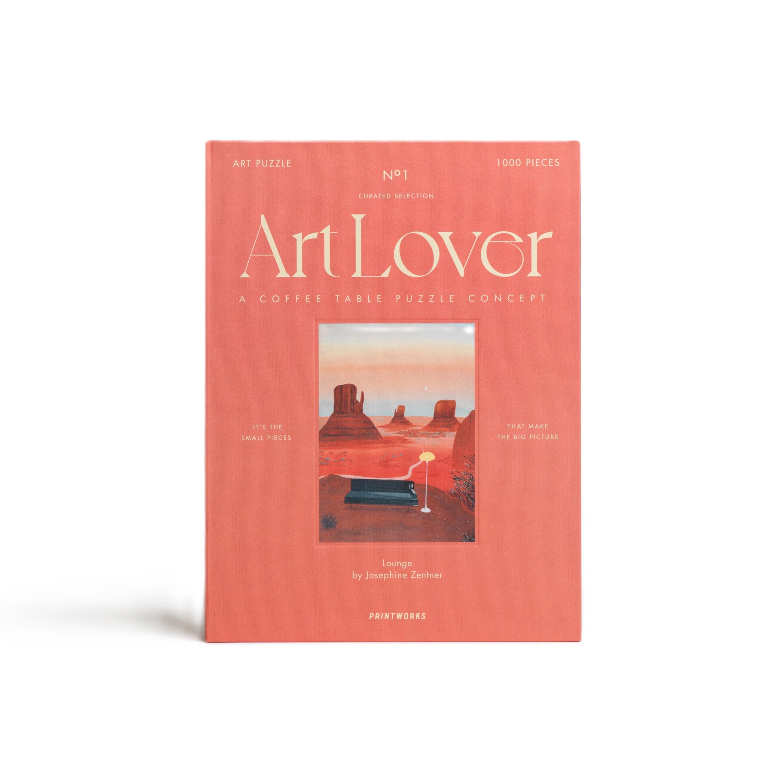 Puzzle LOUNGE červený