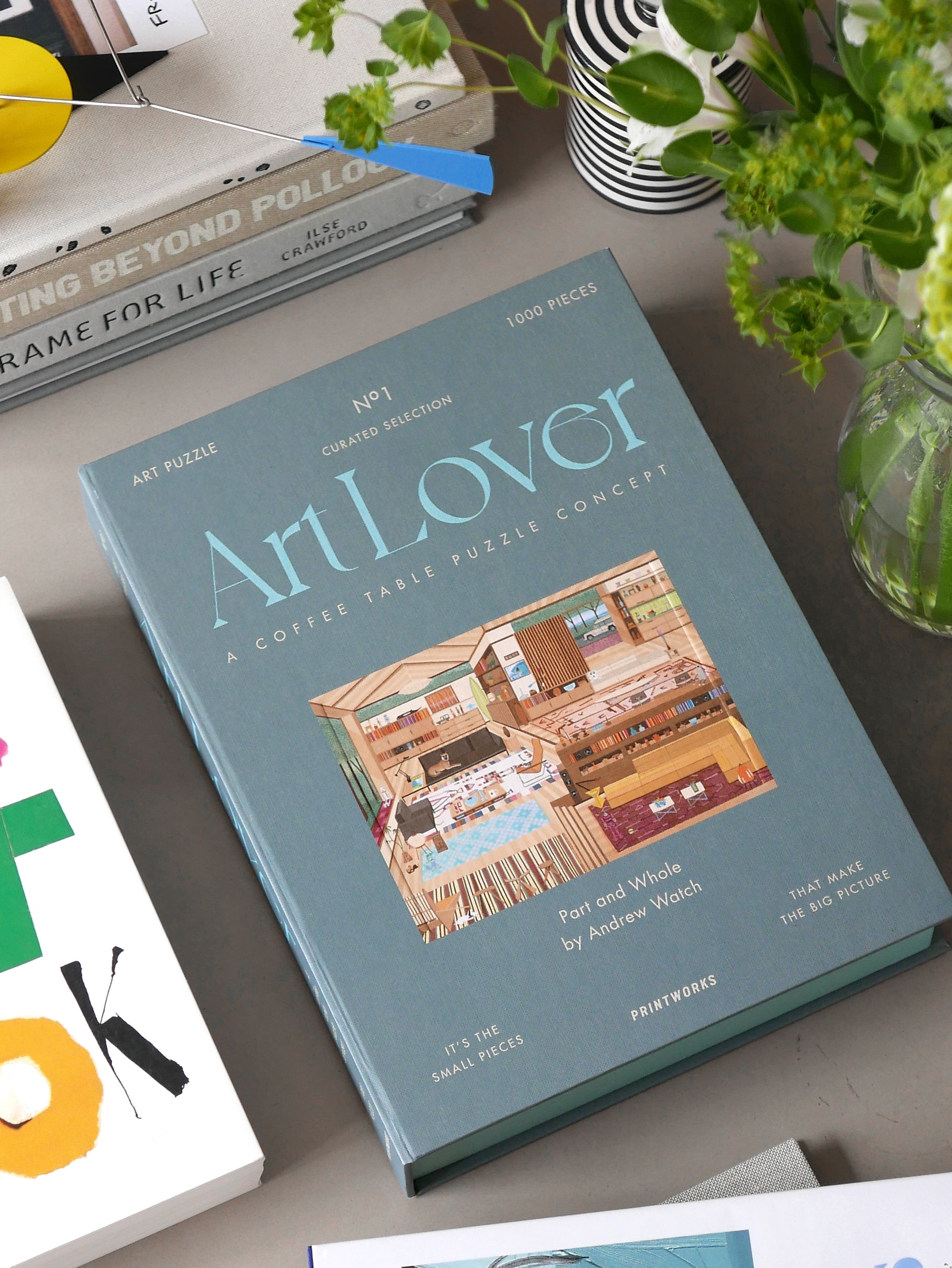 Puzzle PART AND WHOLE blue