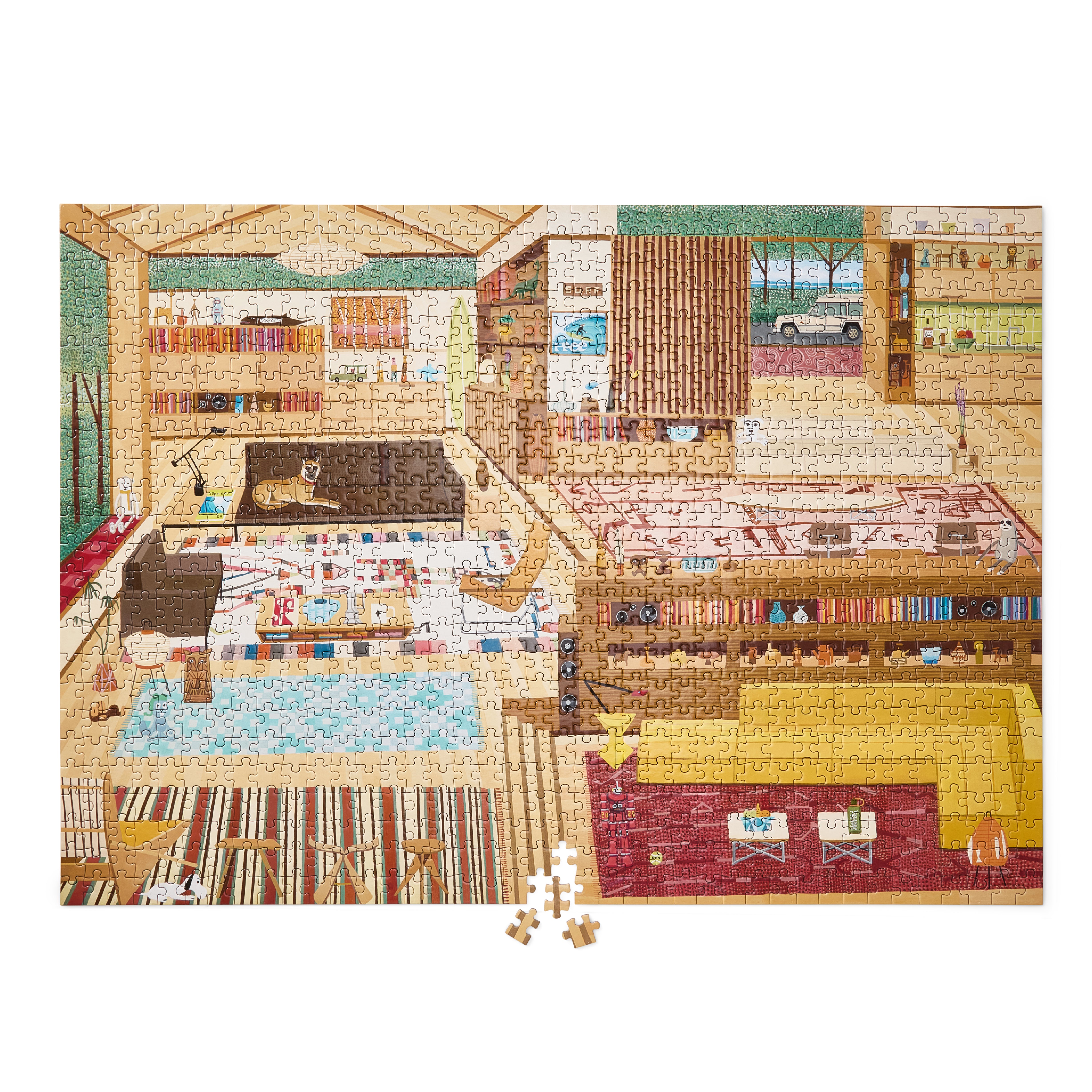 Puzzle ČÁST A CELEK modrý