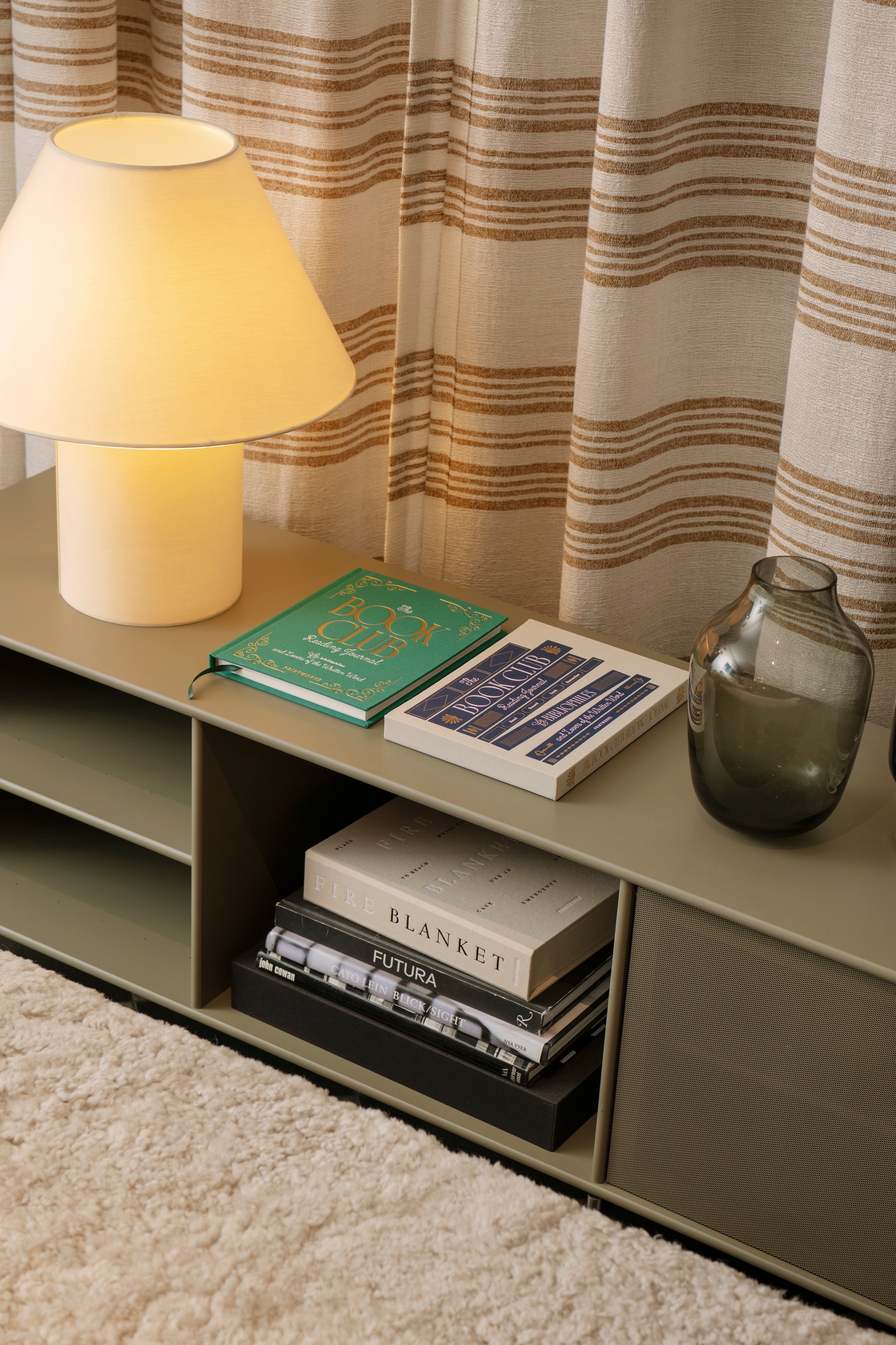 The Book Club Reading Journal Gray with Green