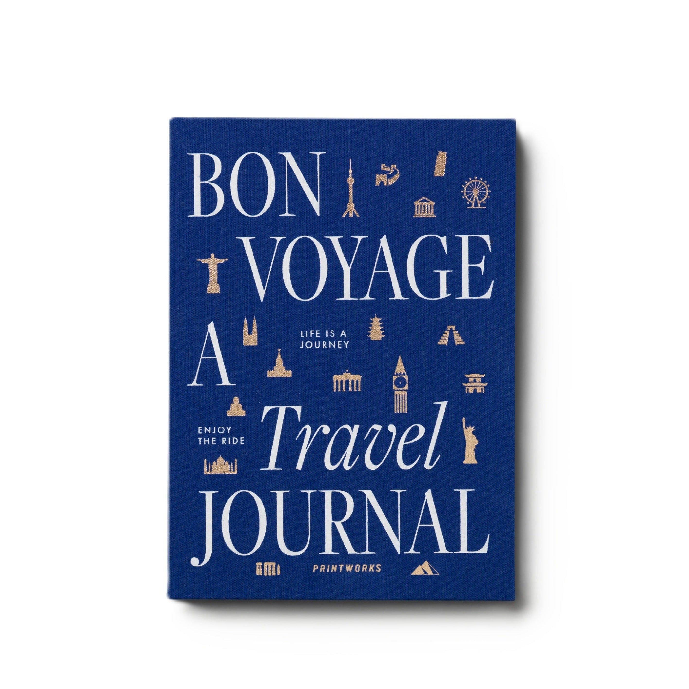Cestovní deník TRAVEL JOURNAL modrý s béžovým