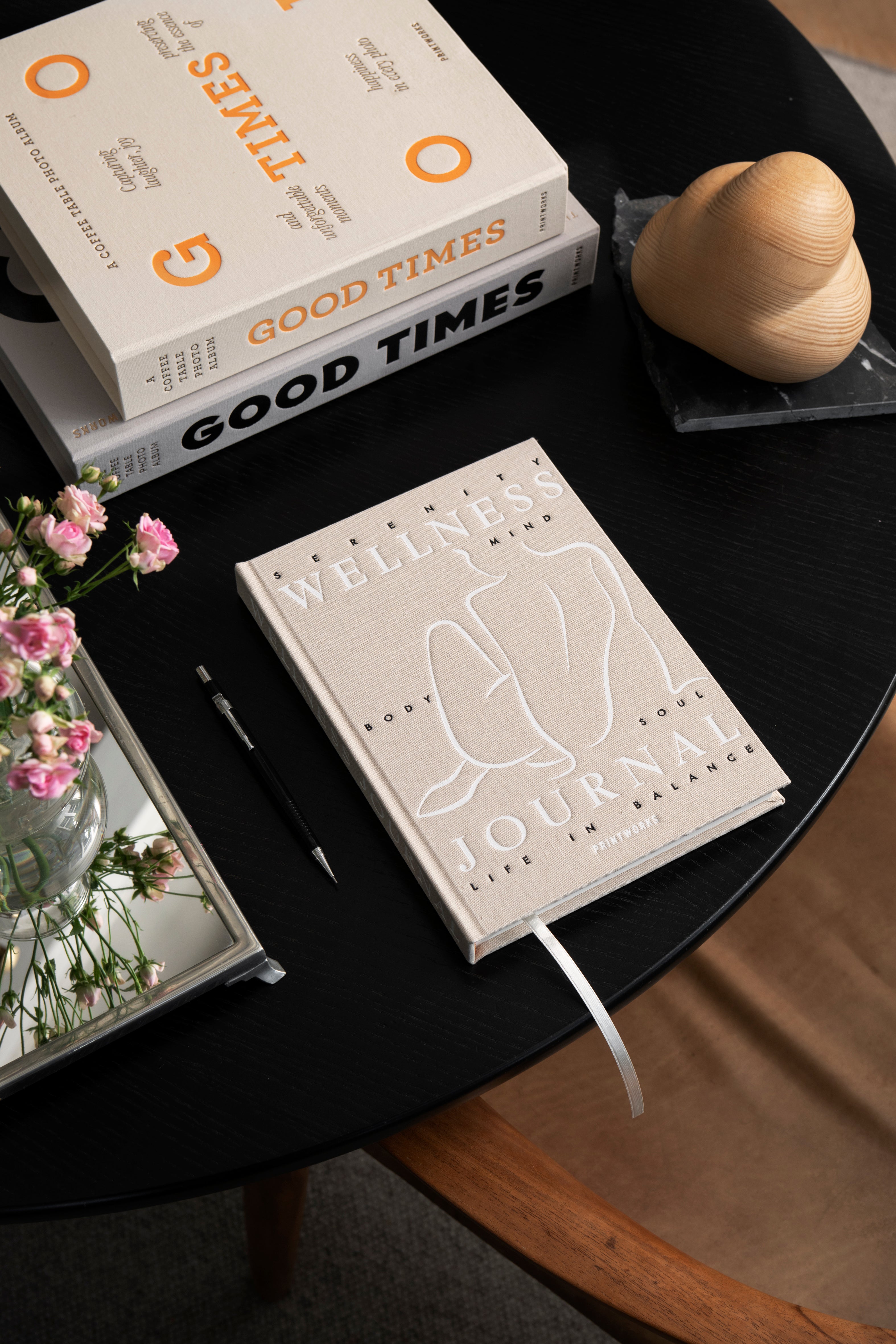 Deník dobrého pocitu WELLNESS béžový