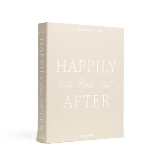HAPPILY EVER AFTER Photo Album Beige