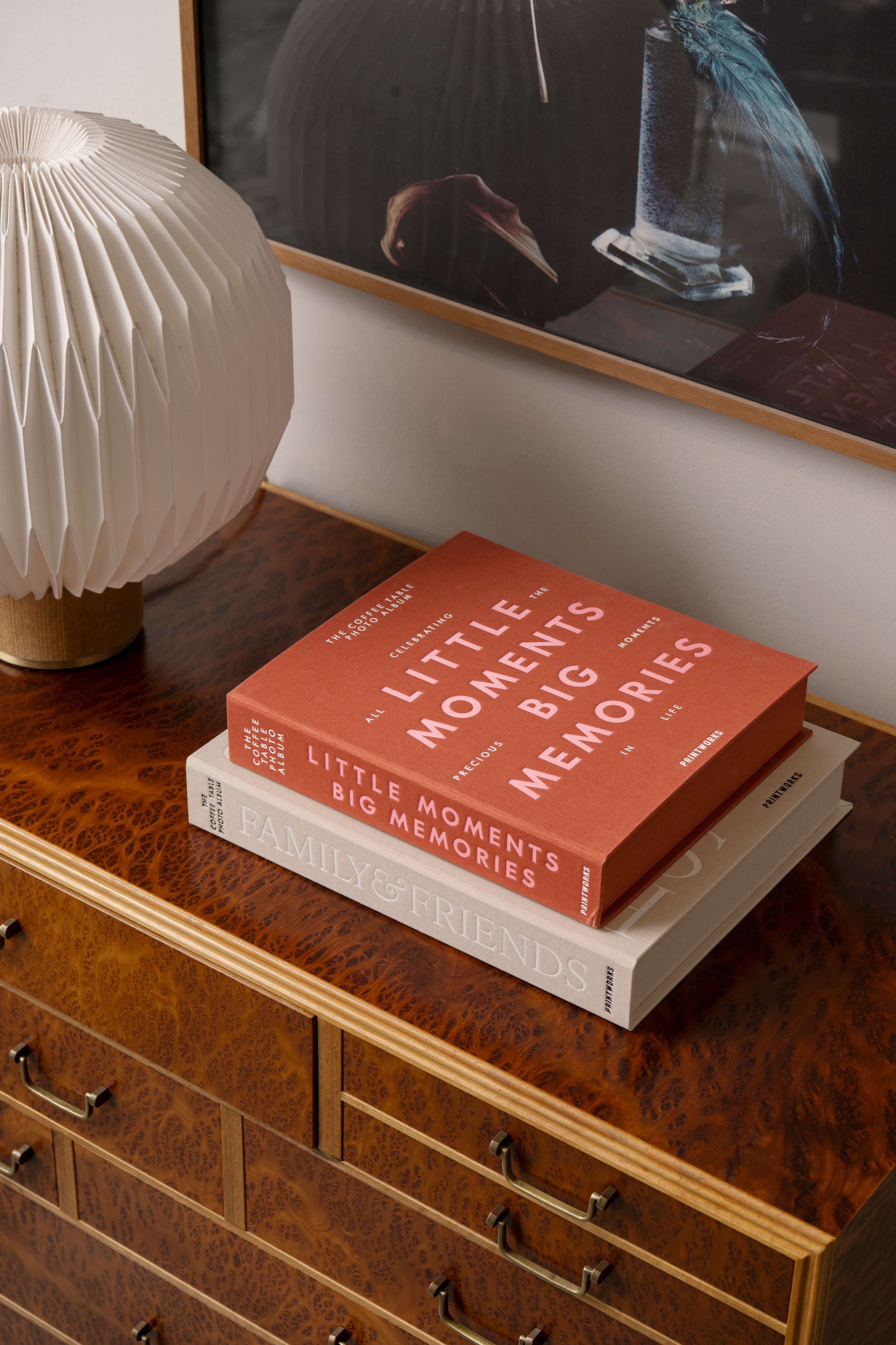 Photo Album LITTLE MOMENTS BIG MEMORIES orange