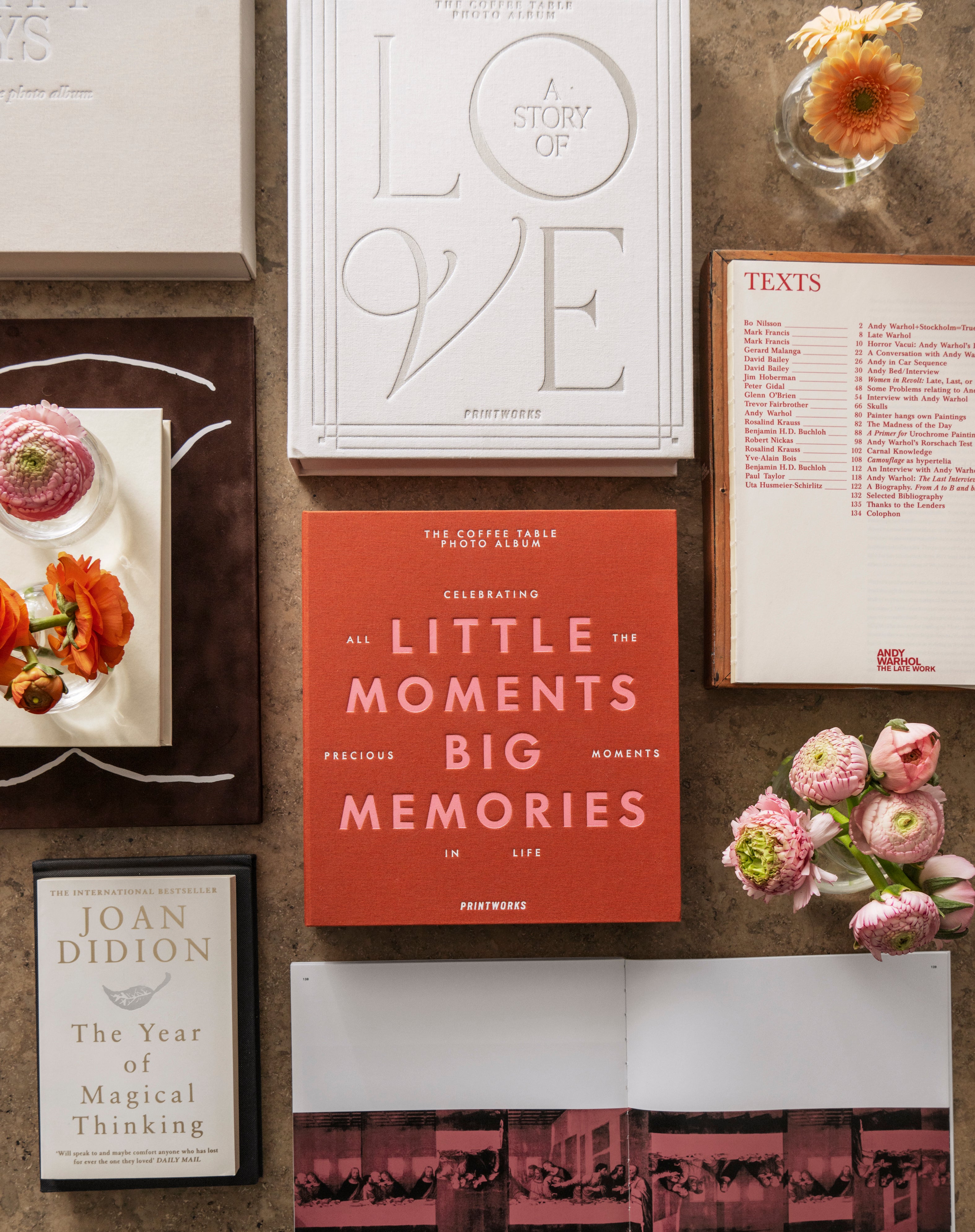 Photo Album LITTLE MOMENTS BIG MEMORIES orange